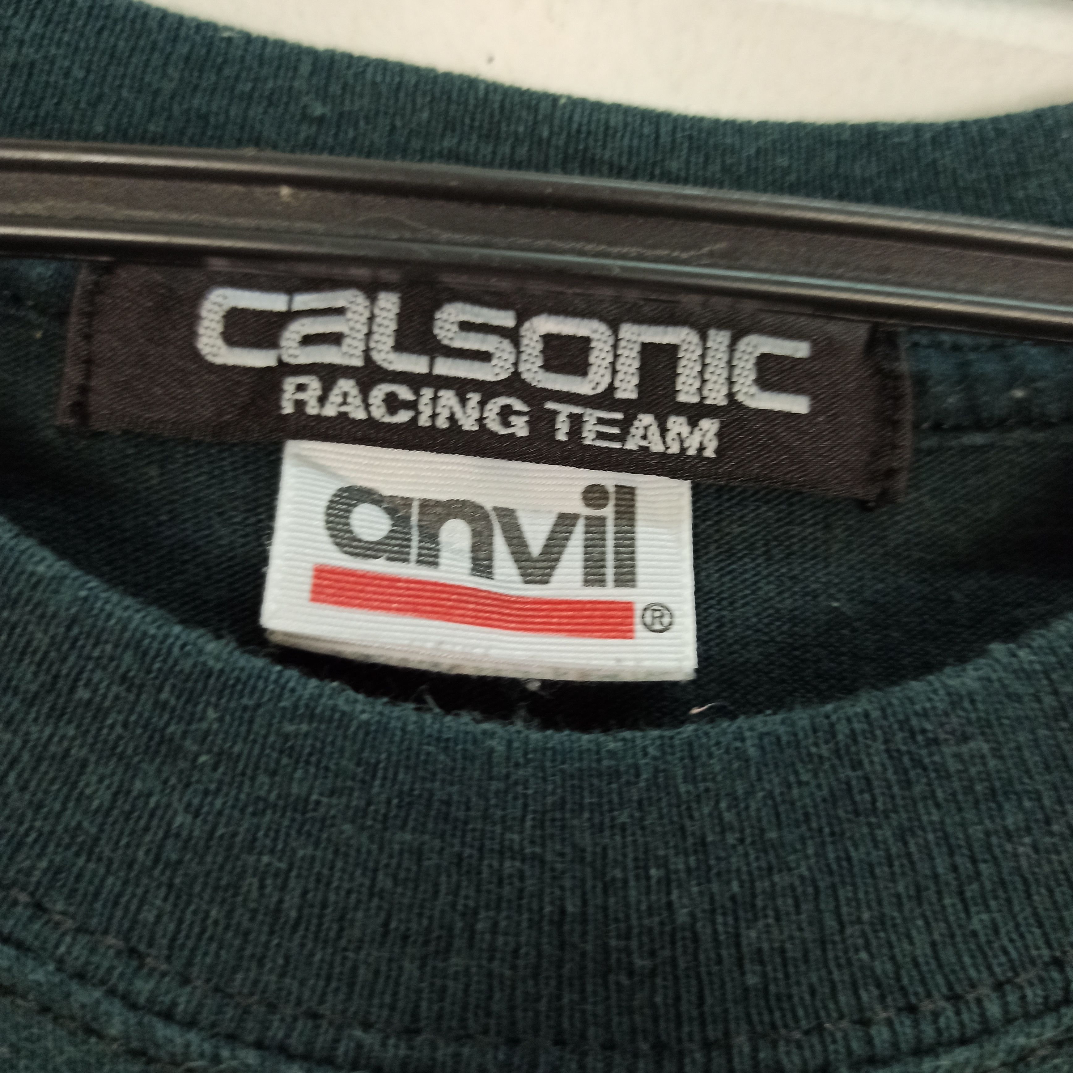 Vintage Rare Calsonic Racing Team "Legend of racing Machine" Tshirt Size US L / EU 52-54 / 3 - 7 Thumbnail