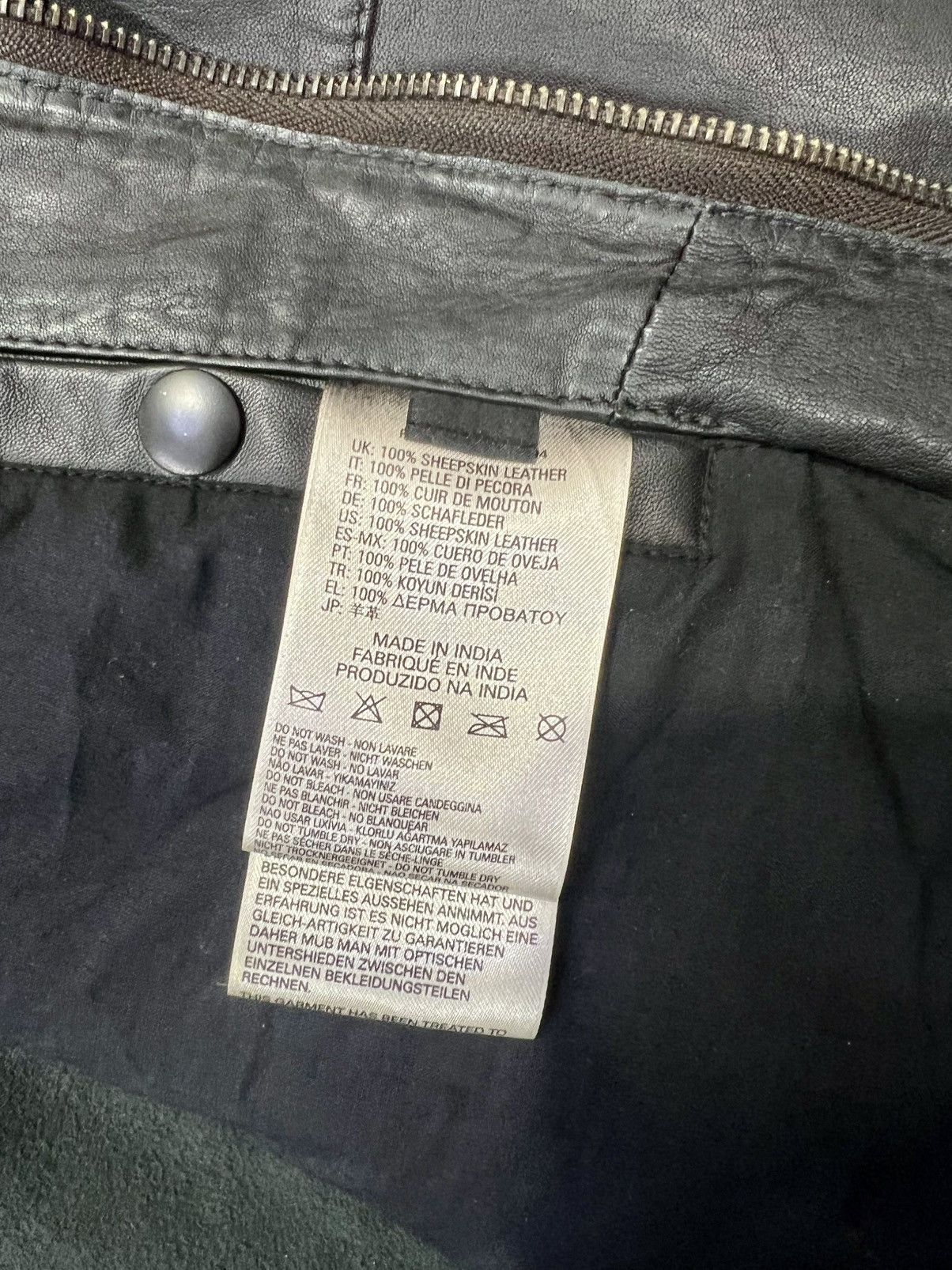 Diesel Diesel leather jacket size L Size US L / EU 52-54 / 3 - 6 Thumbnail