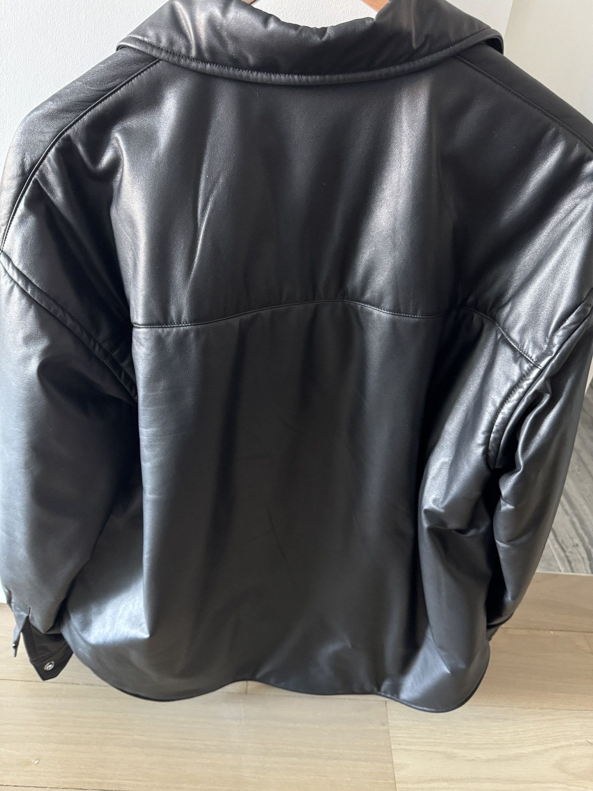 John Elliott John Elliott Leather Scout Overshirt - XS Size US XS / EU 42 / 0 - 5 Thumbnail