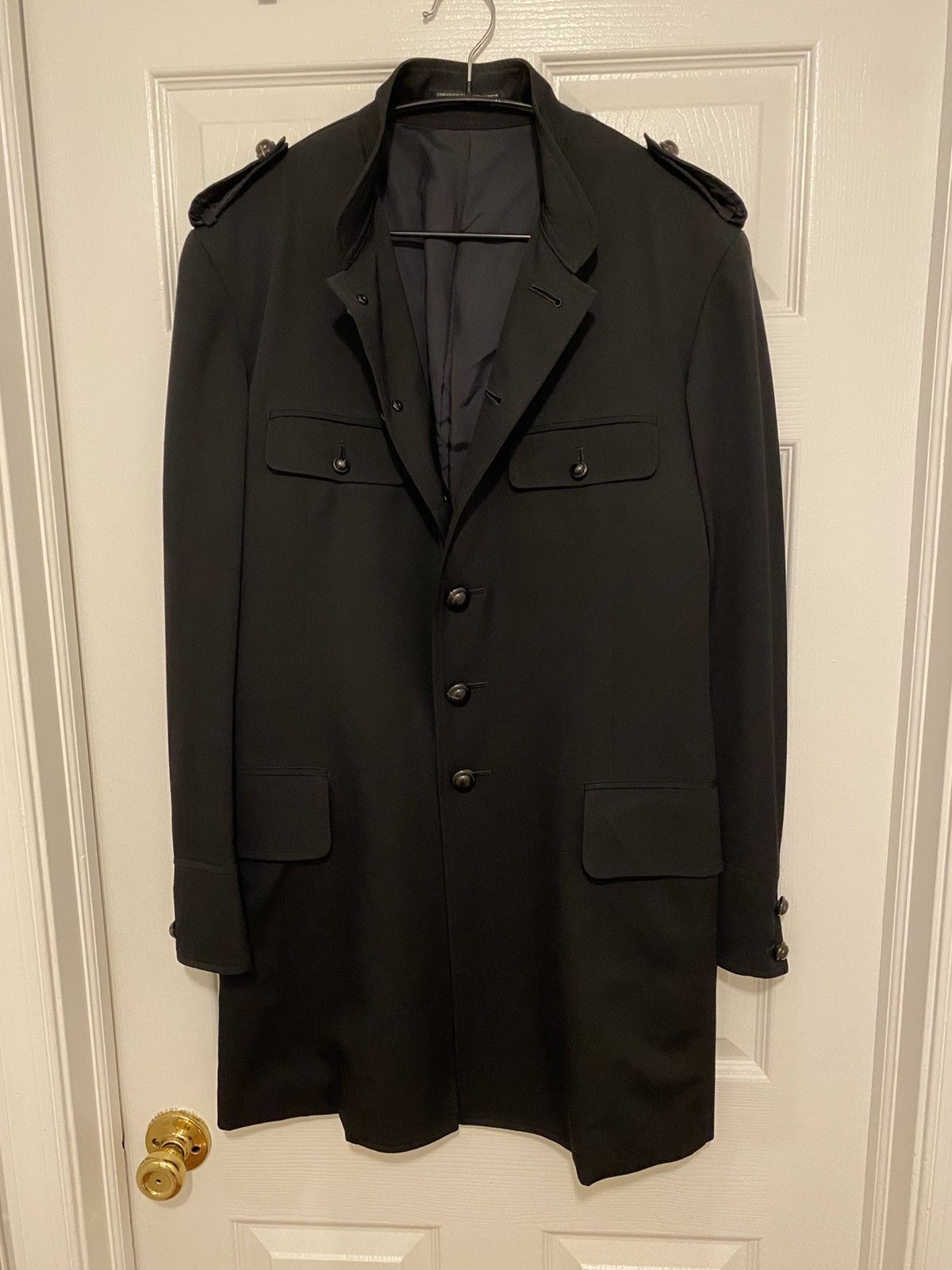 Yohji Yamamoto 09aw military stand collar coat Size US M / EU 48-50 / 2 - 9 Thumbnail