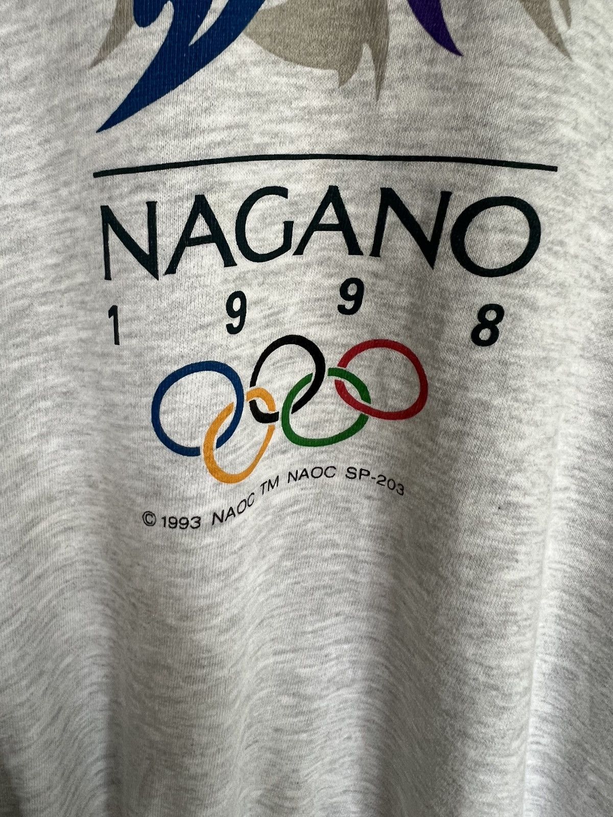 Vintage Vintage Nagano Olympic Japan Sweatshirt Size US XL / EU 56 / 4 - 5 Thumbnail