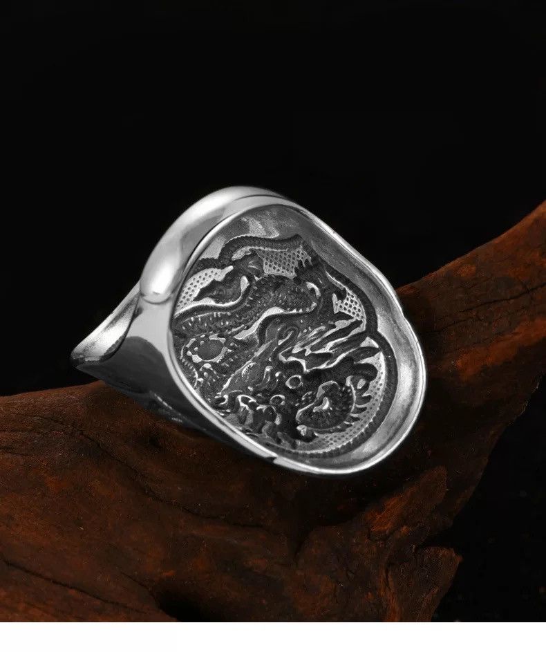 Japanese Brand × Jewelry Resizable Tide Totem Dragon Ring Size ONE SIZE - 5 Thumbnail