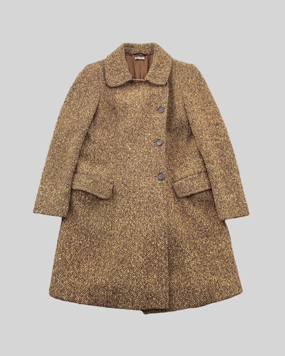 Miu Miu Miu Miu Moroccan Wool Coat Size L / US 10 / IT 46 - 1 Thumbnail
