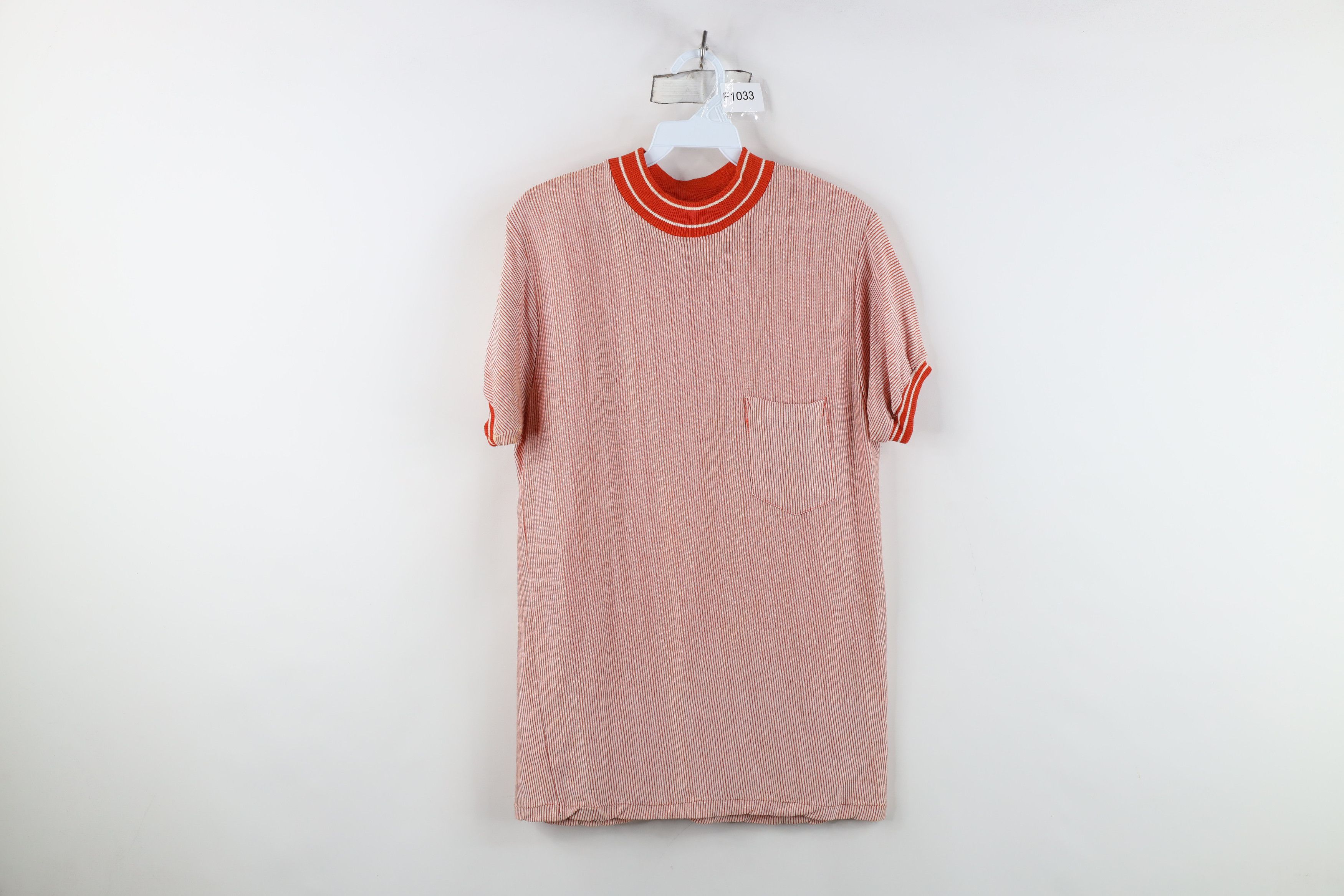 Vintage Vintage 50s Streetwear Knit Jersey Ringer T-Shirt USA Size US M / EU 48-50 / 2 - 1 Thumbnail