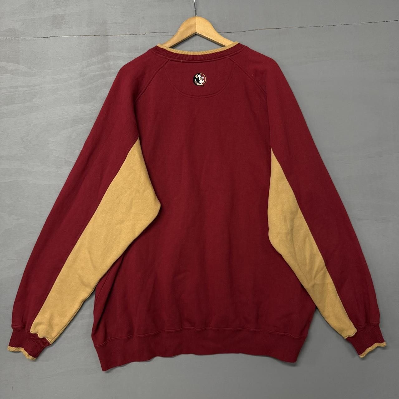 NCAA Vintage Florida State Seminoles Red and Gold Sweatshirt XXL Size US XXL / EU 58 / 5 - 3 Thumbnail