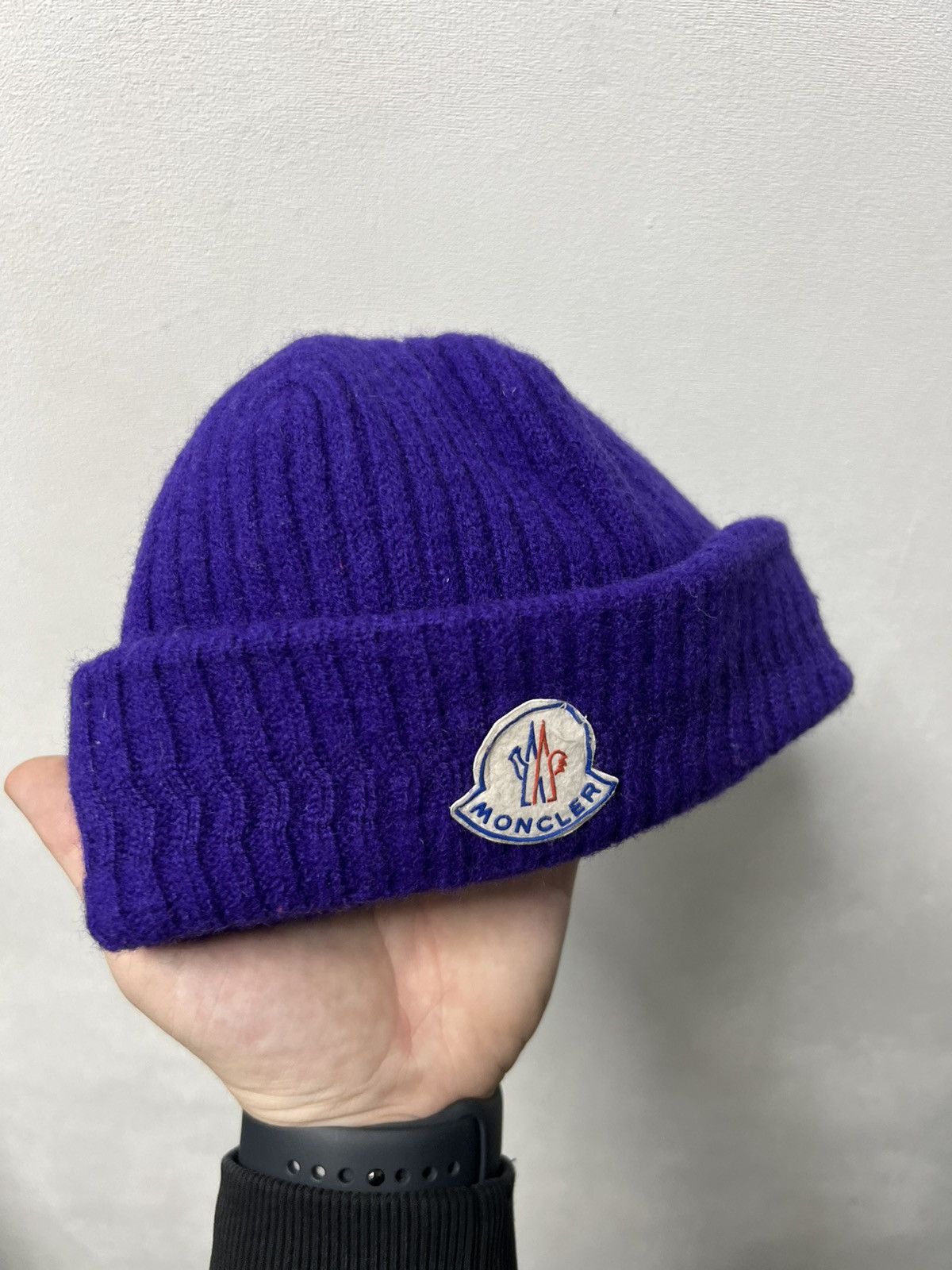 Moncler Vintage Moncler Wool Beanie Hat Cap Luxury 80s 90s Size ONE SIZE - 1 Thumbnail