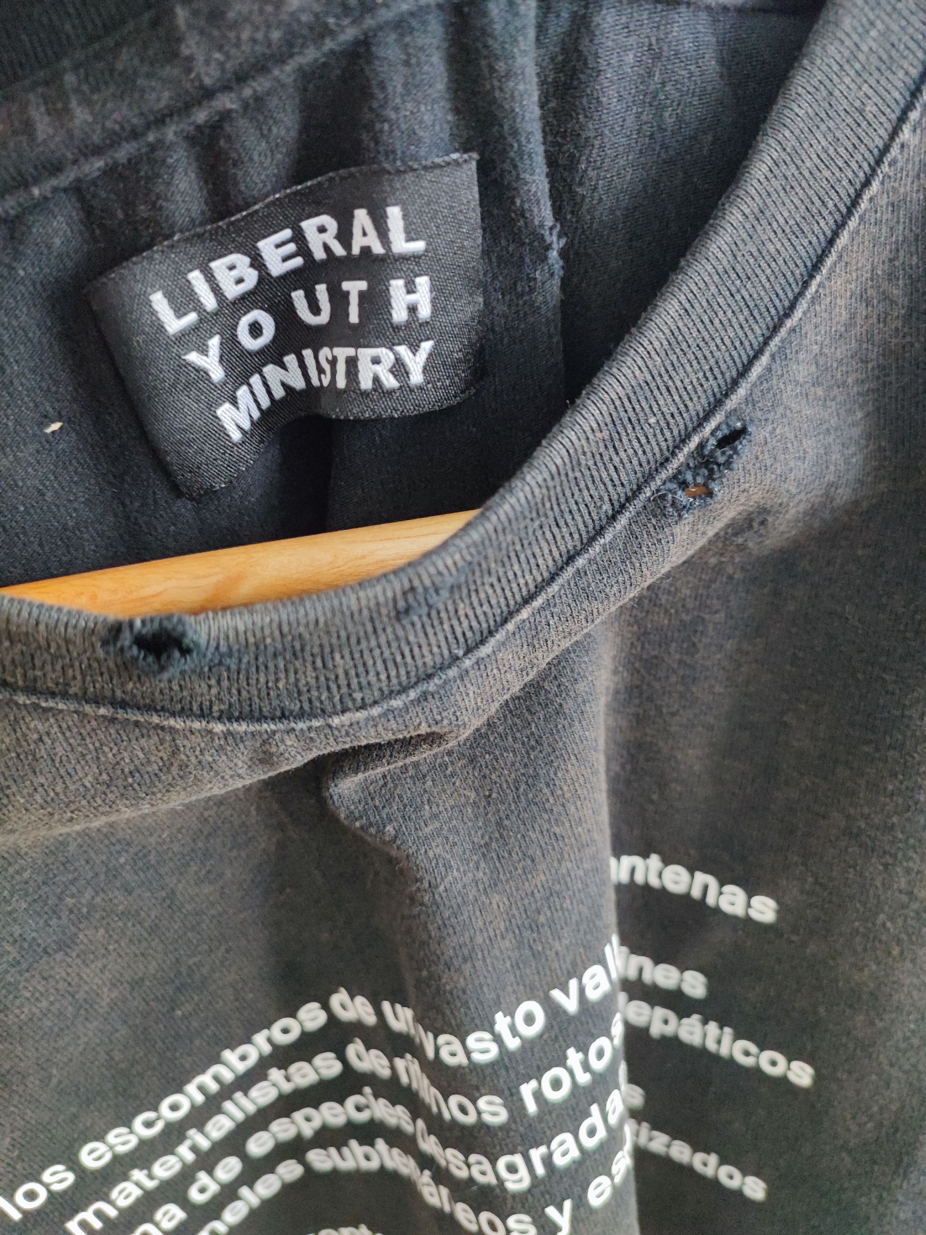 Liberal Youth Ministry poem t-shirt Size US M / EU 48-50 / 2 - 4 Thumbnail