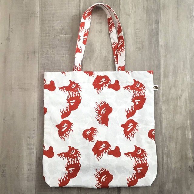 Bape × Nigo BAPE Fire camo tote bag a bathing ape flame NIGO Size ONE SIZE - 1 Thumbnail
