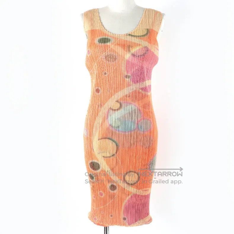 Issey Miyake Issey Miyake Orange Dress Size M / US 6-8 / IT 42-44 - 1 Thumbnail
