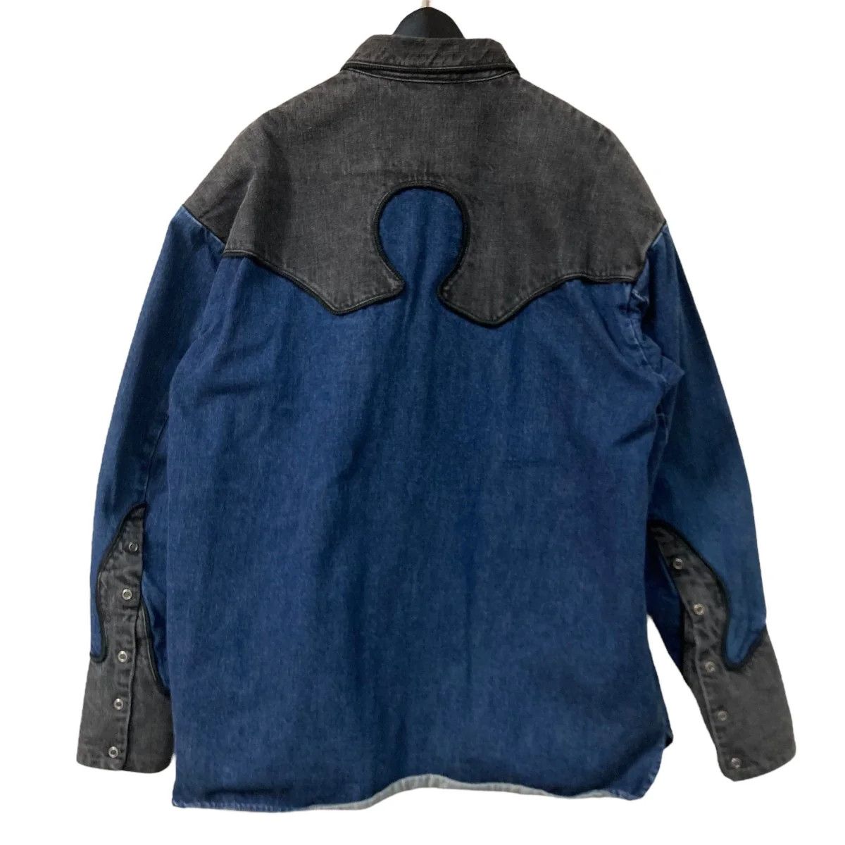 KOZABURO KOZABURO Denim Long Sleeve Western Shirt Blue 2 Size US M / EU 48-50 / 2 - 2 Thumbnail