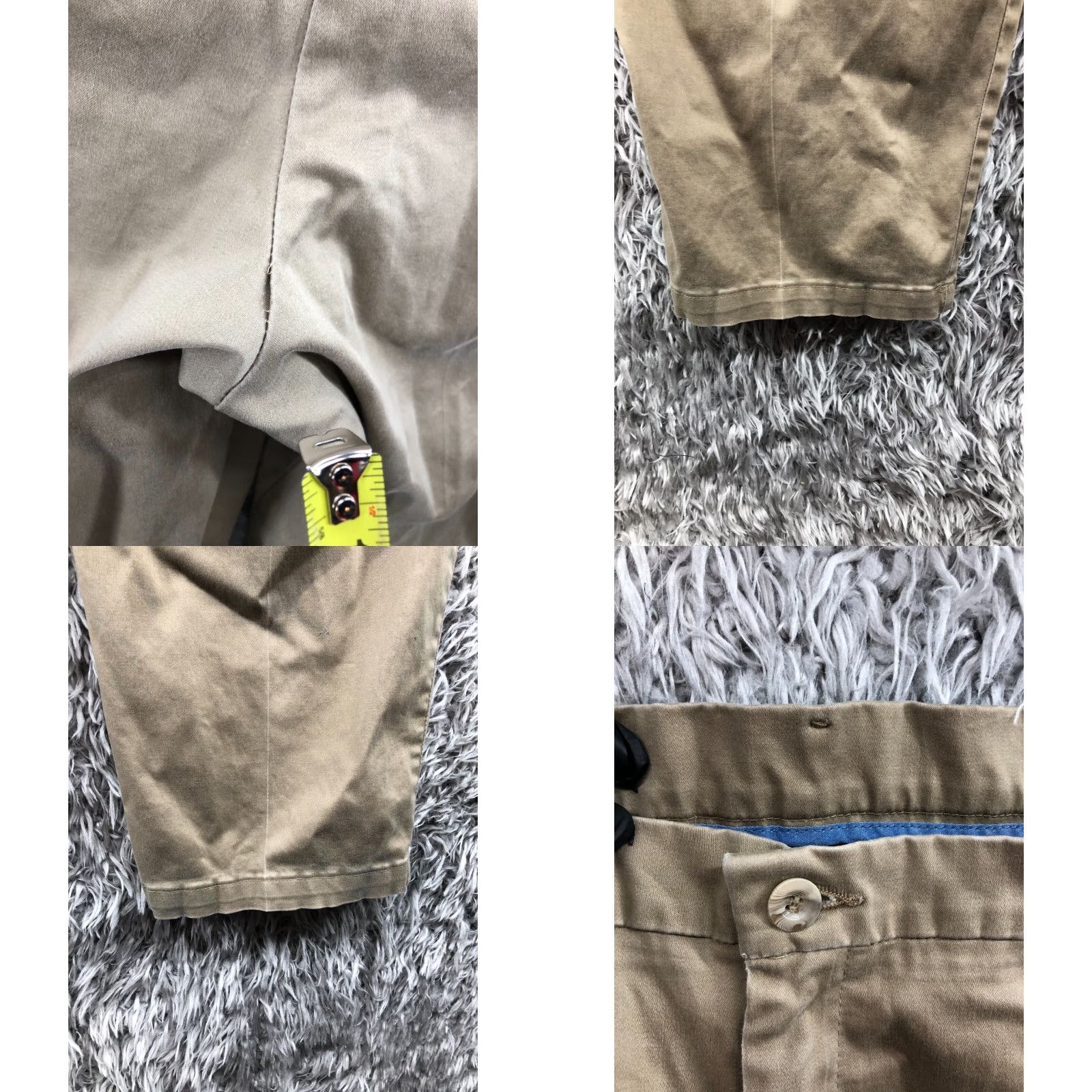 Vintage Unbranded Khaki Pants 40x29 Mens Regular Beige 5-Pocket Belt Loops Cotton Blend Jeans Style Modern American Classic N/A Size US 40 / EU 56 - 8 Thumbnail