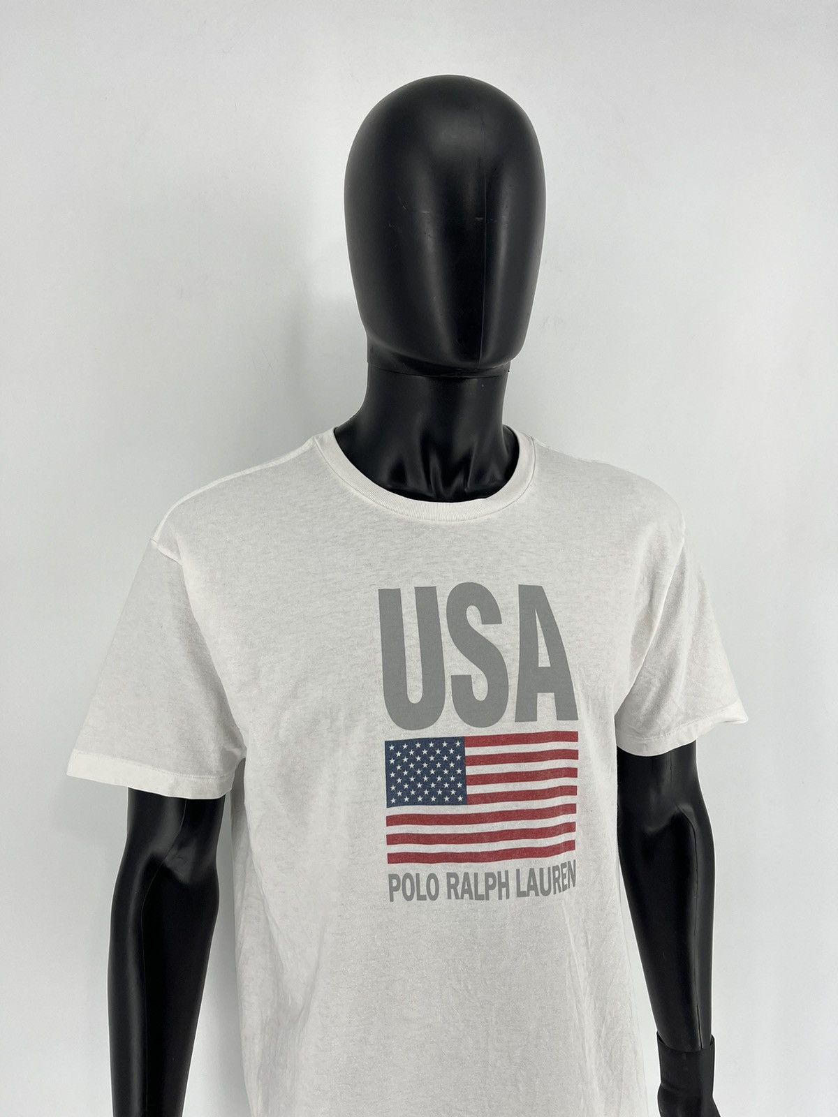 Polo Ralph Lauren × Ralph Lauren × Ralph Lauren Sport Vintage Polo Sport Ralph Lauren USA Flag Shirt atlanta 1996 Size US M / EU 48-50 / 2 - 3 Thumbnail