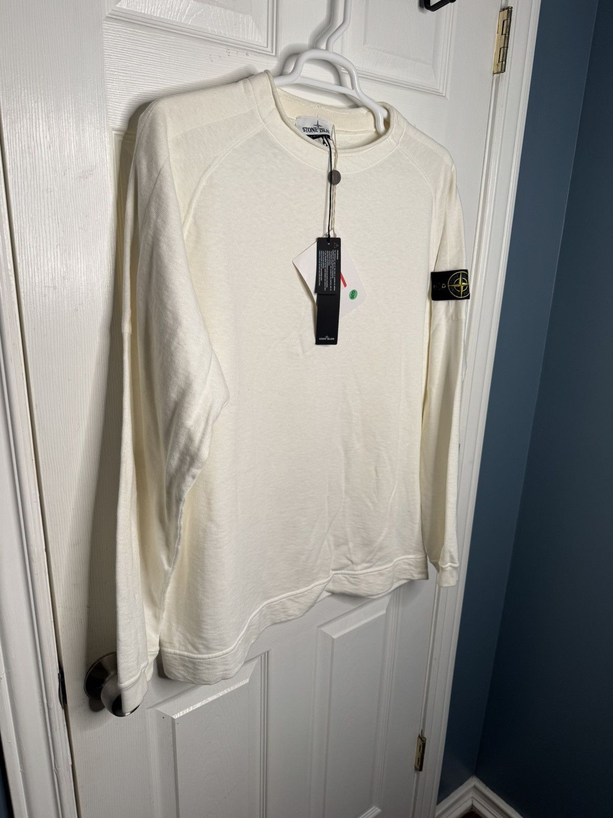 Stone Island Stone Island White Cotton Sweatshirt Size US XXL / EU 58 / 5 - 4 Thumbnail