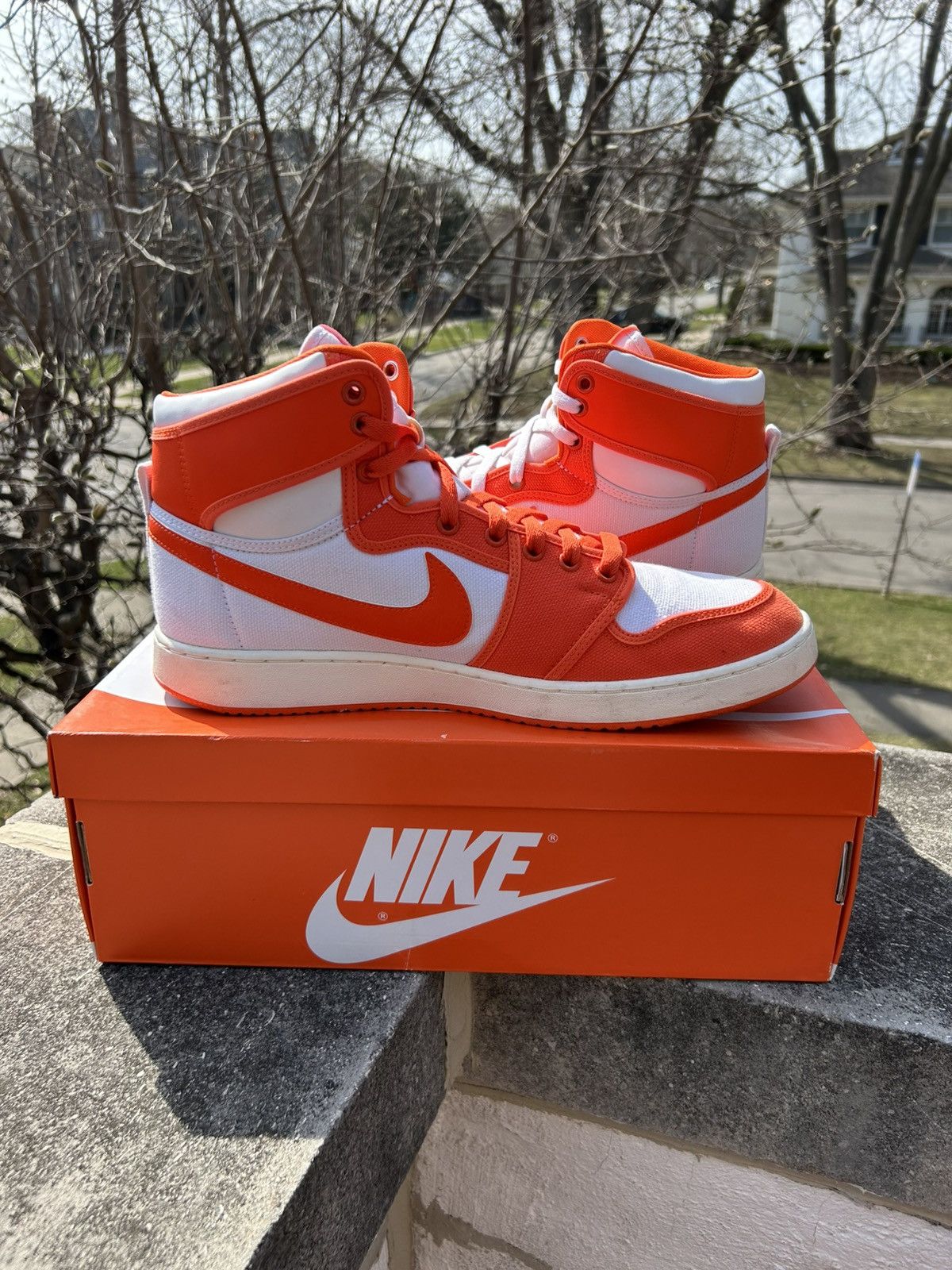 Jordan Brand Air Jordan 1 KO High Syracuse Size US 13 / EU 46 - 5 Thumbnail