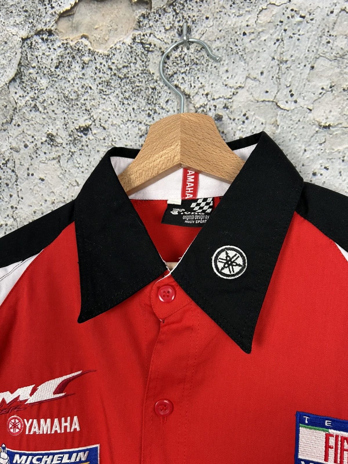 Yamaha Vintage Yamaha Racing Shirt Motul Fiat 90s Motorsport Size US XL / EU 56 / 4 - 5 Thumbnail