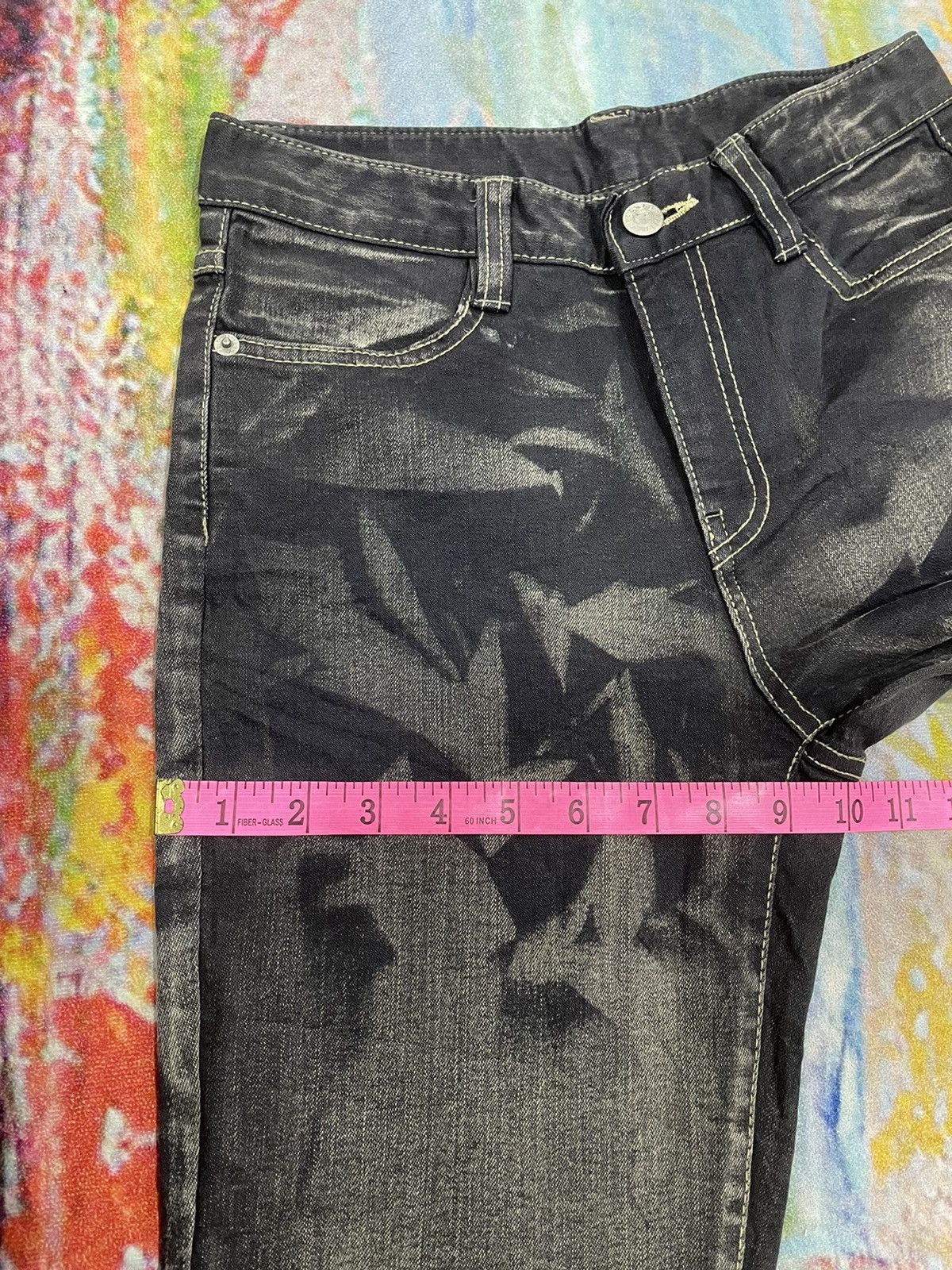 Japanese Brand Strawberry Leaves LGB Style Flare Denim Pants Size US 26 / EU 42 - 10 Thumbnail