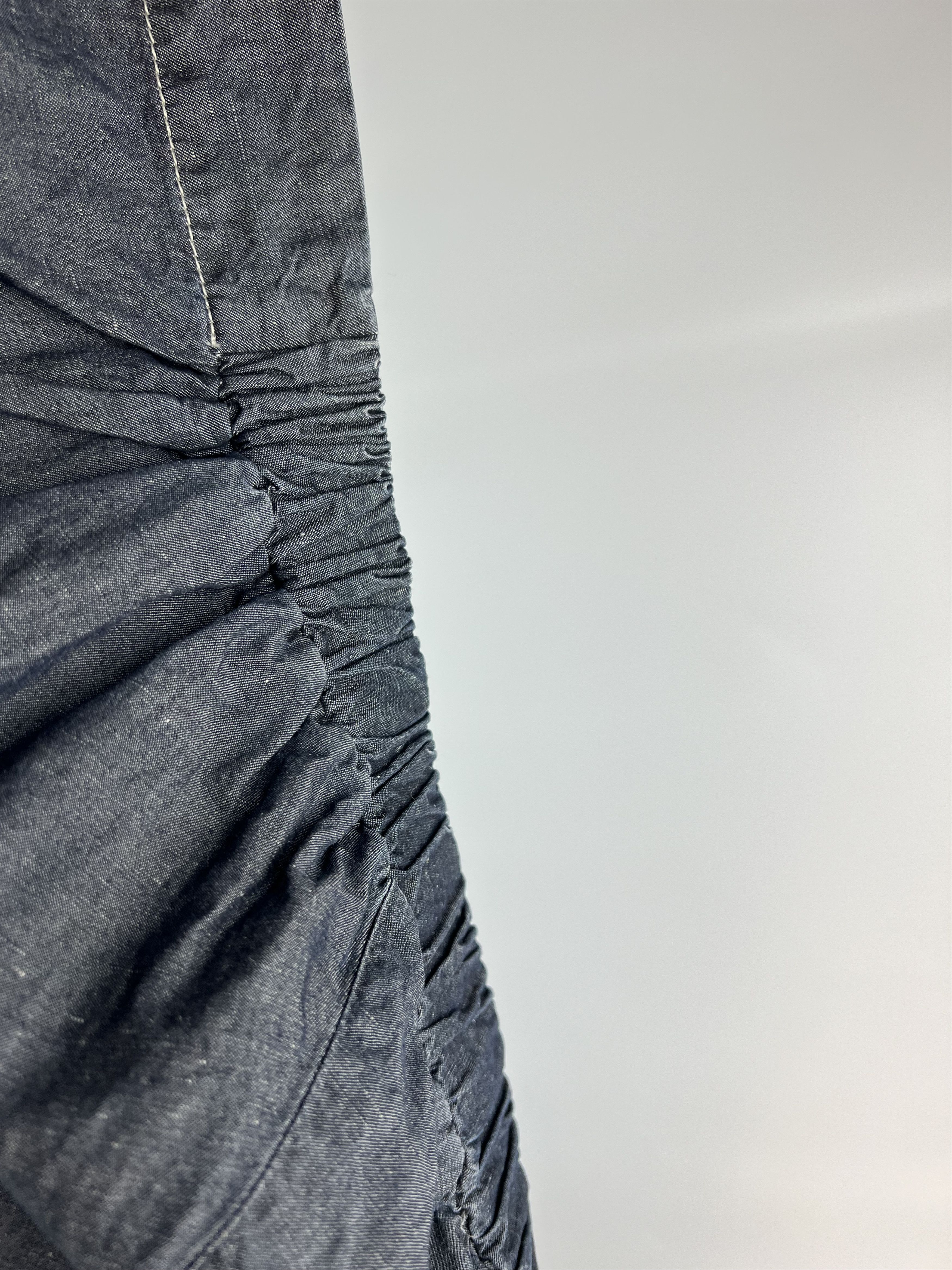 Sarah Pacini Rare Vintage Sarah Pacini Long Hooded Denim Jacket Size T1 Size S / US 4 / IT 40 - 7 Thumbnail