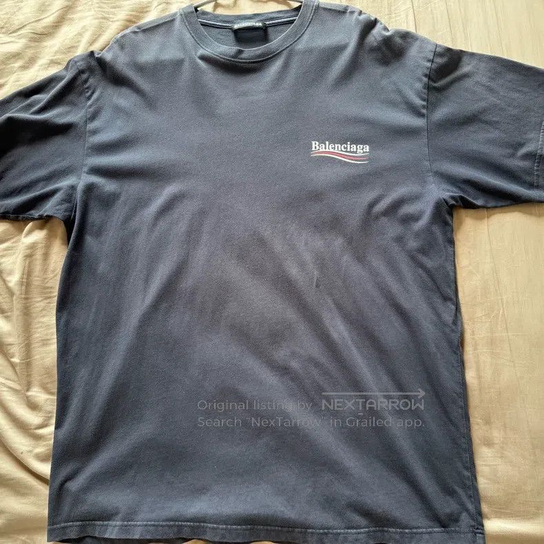Balenciaga Balenciaga Coca-Cola T-Shirt M Size Navy Blue Size US M / EU 48-50 / 2 - 1 Thumbnail