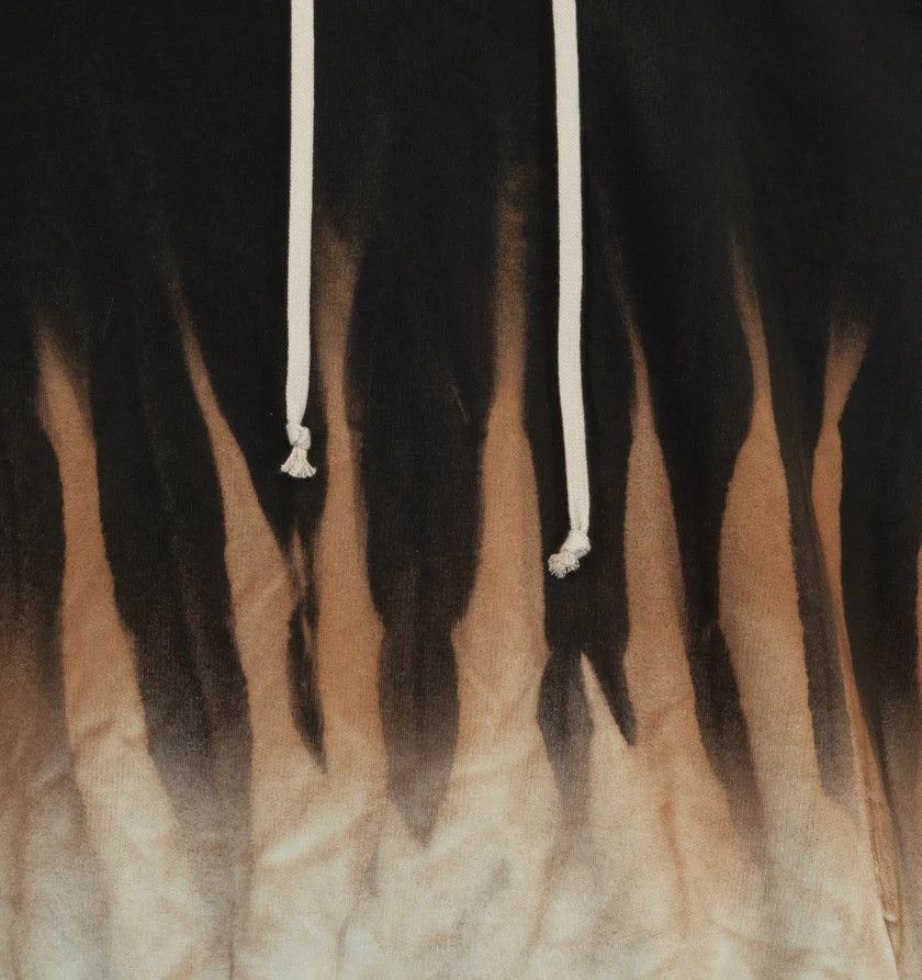 Rick Owens Drkshdw o1h1sh10525 Oversize Crater Hoodie in Black/Terra Size US M / EU 48-50 / 2 - 3 Thumbnail