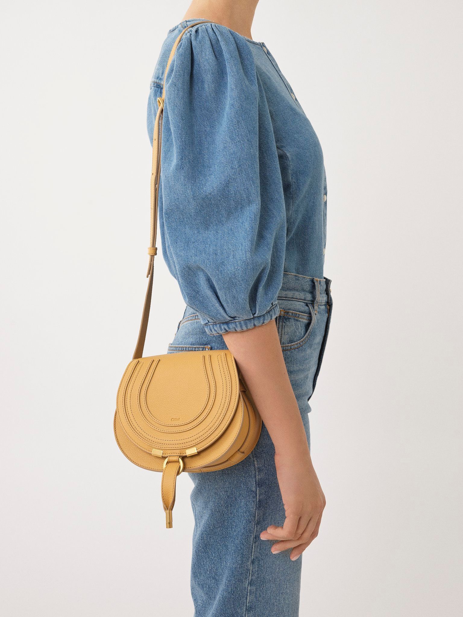 Chloe o1loc1c10425 Size: OS / Marcie Saddle Bag in Honey Gold Size ONE SIZE - 3 Thumbnail