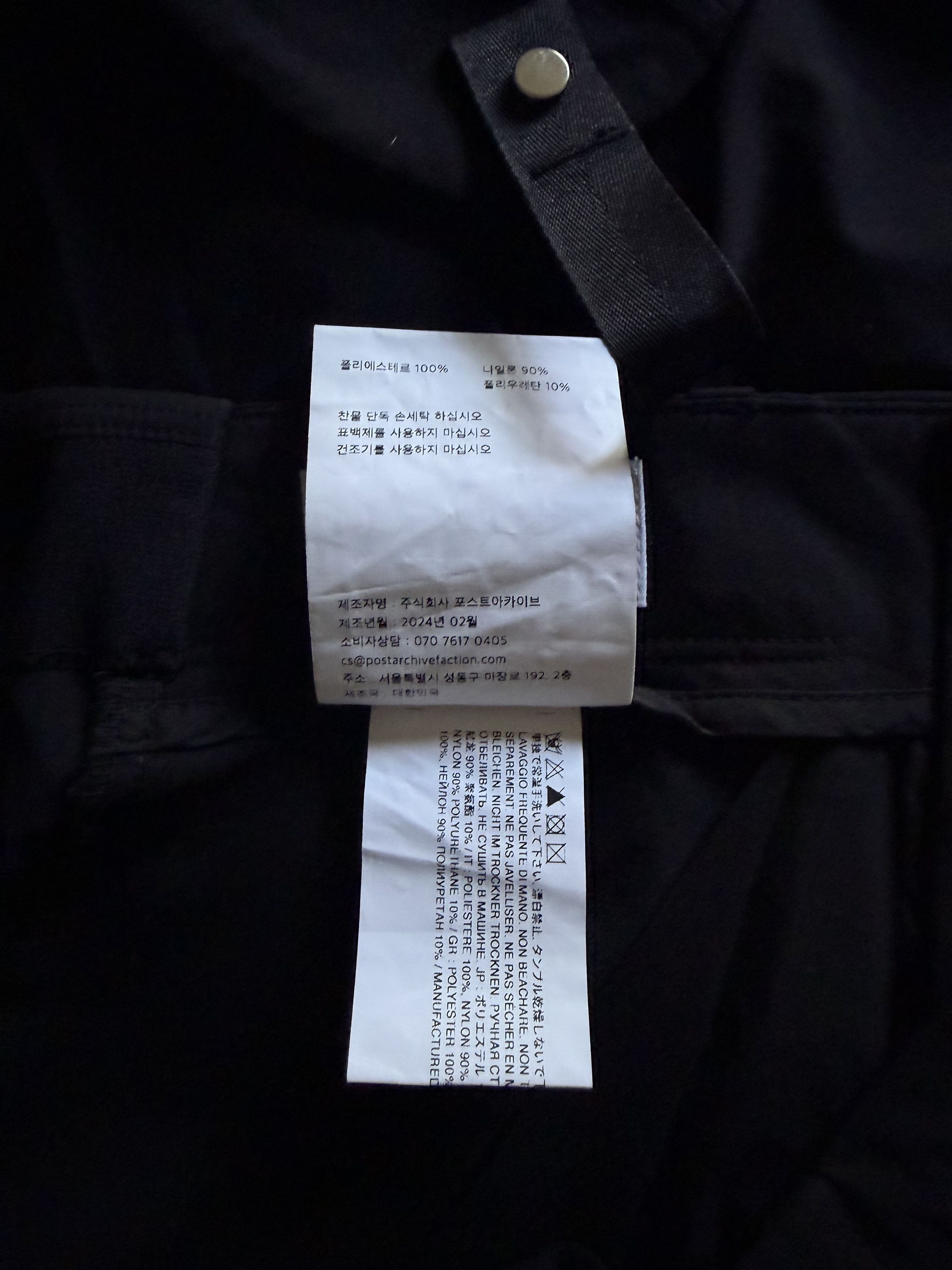 POST ARCHIVE FACTION (PAF) 6.0 Technical Right Pants Size US 34 / EU 50 - 7 Thumbnail