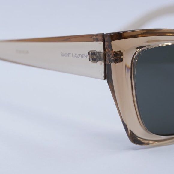 Saint Laurent Paris 🕶️ New Saint Laurent SL552 006 Sunglasses - Nude Frame Size ONE SIZE - 6 Thumbnail