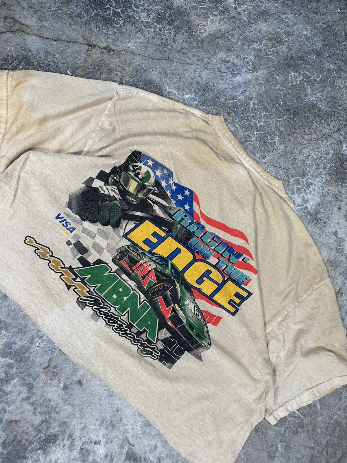 NASCAR × Vintage Vintage Thrashed NASCAR Tee Size US XL / EU 56 / 4 - 3 Thumbnail