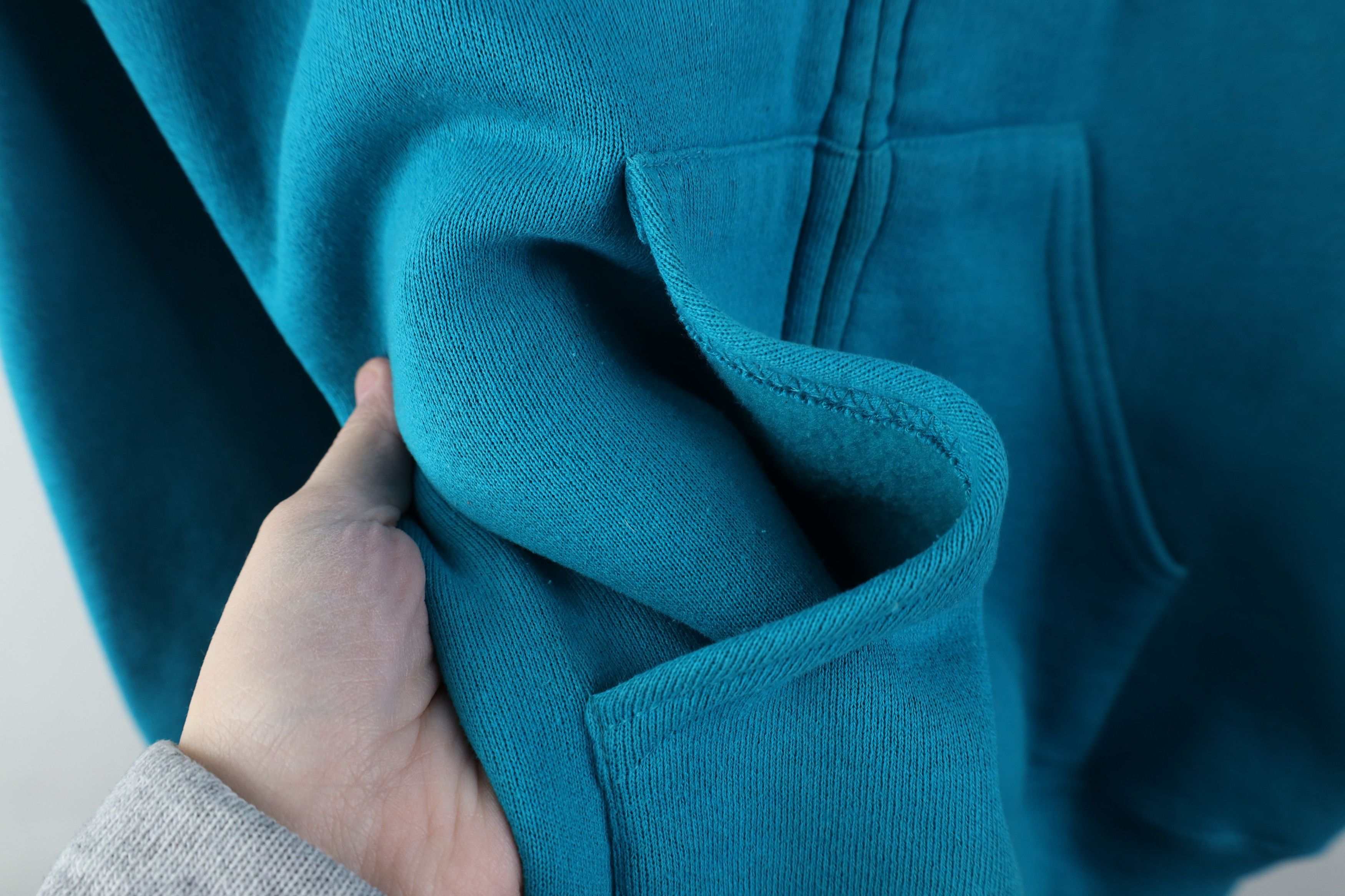 Vintage Vintage 90s USA Olympics Full Zip Hoodie Sweatshirt Teal USA Size US L / EU 52-54 / 3 - 7 Thumbnail