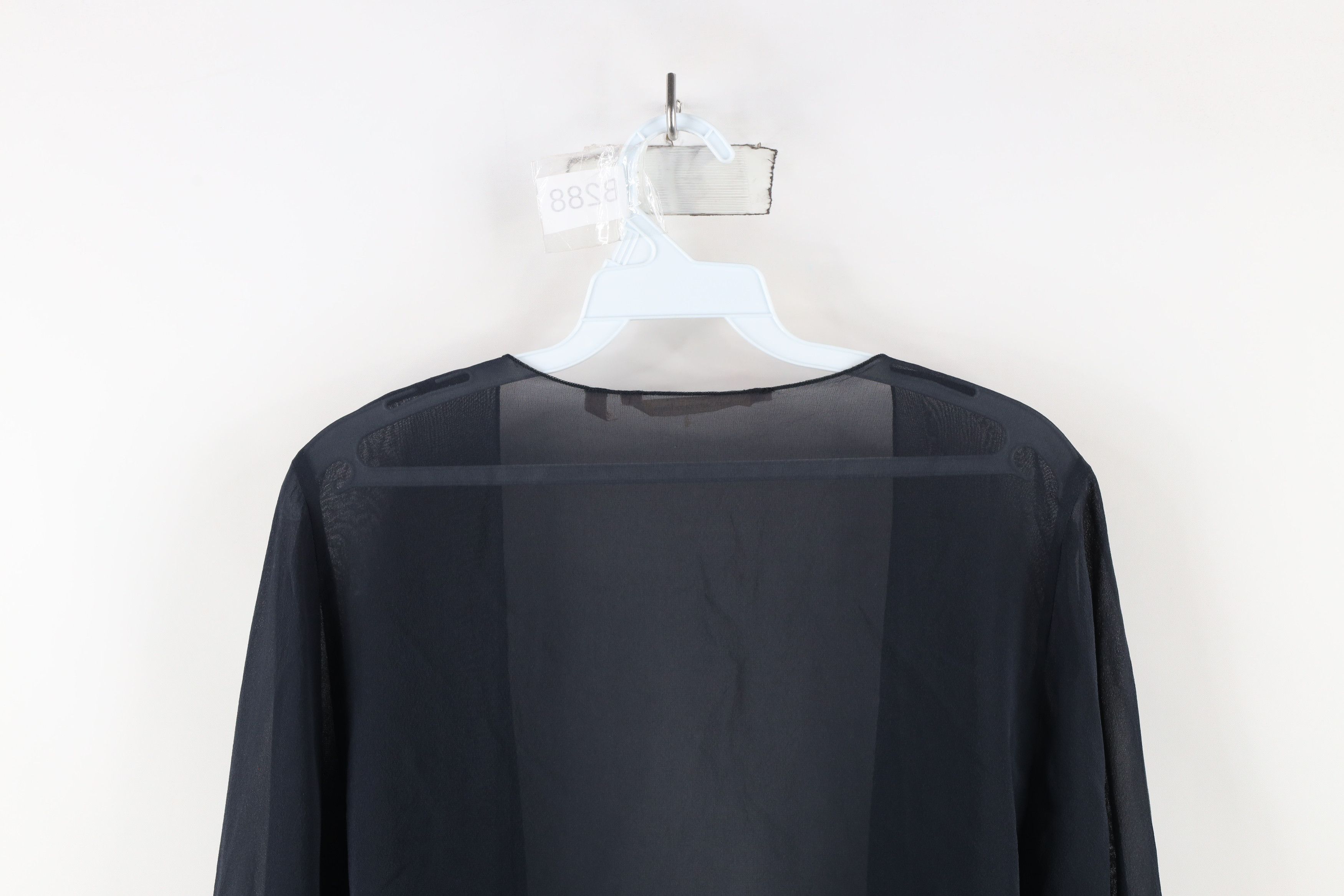 Vintage Soft Surroundings Undercover Top Sheer Open Front Cardigan Size M / US 6-8 / IT 42-44 - 9 Thumbnail