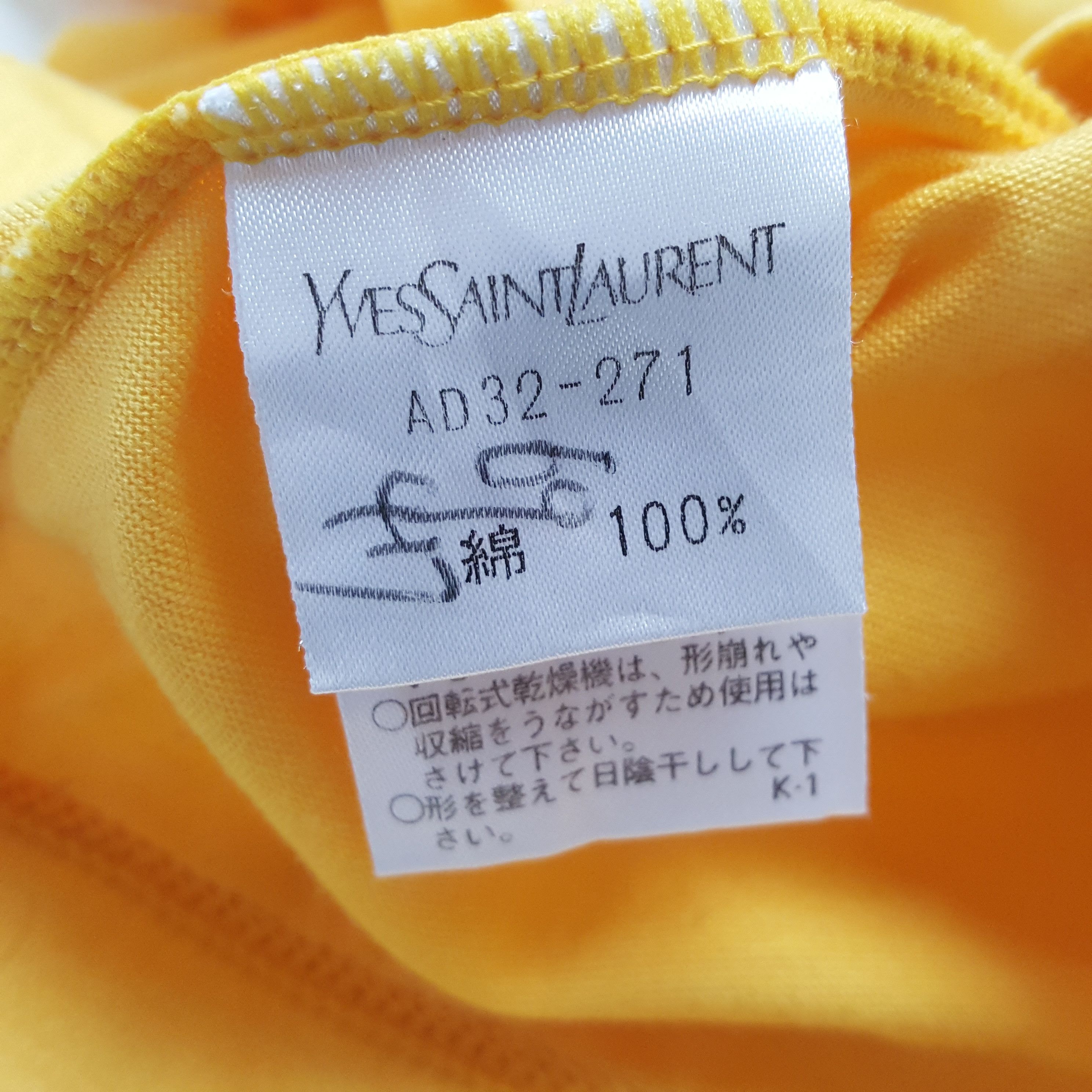 Vintage × Yves Saint Laurent YVES SAINT LAURENT Pocket Design Tshirt Size US L / EU 52-54 / 3 - 5 Thumbnail