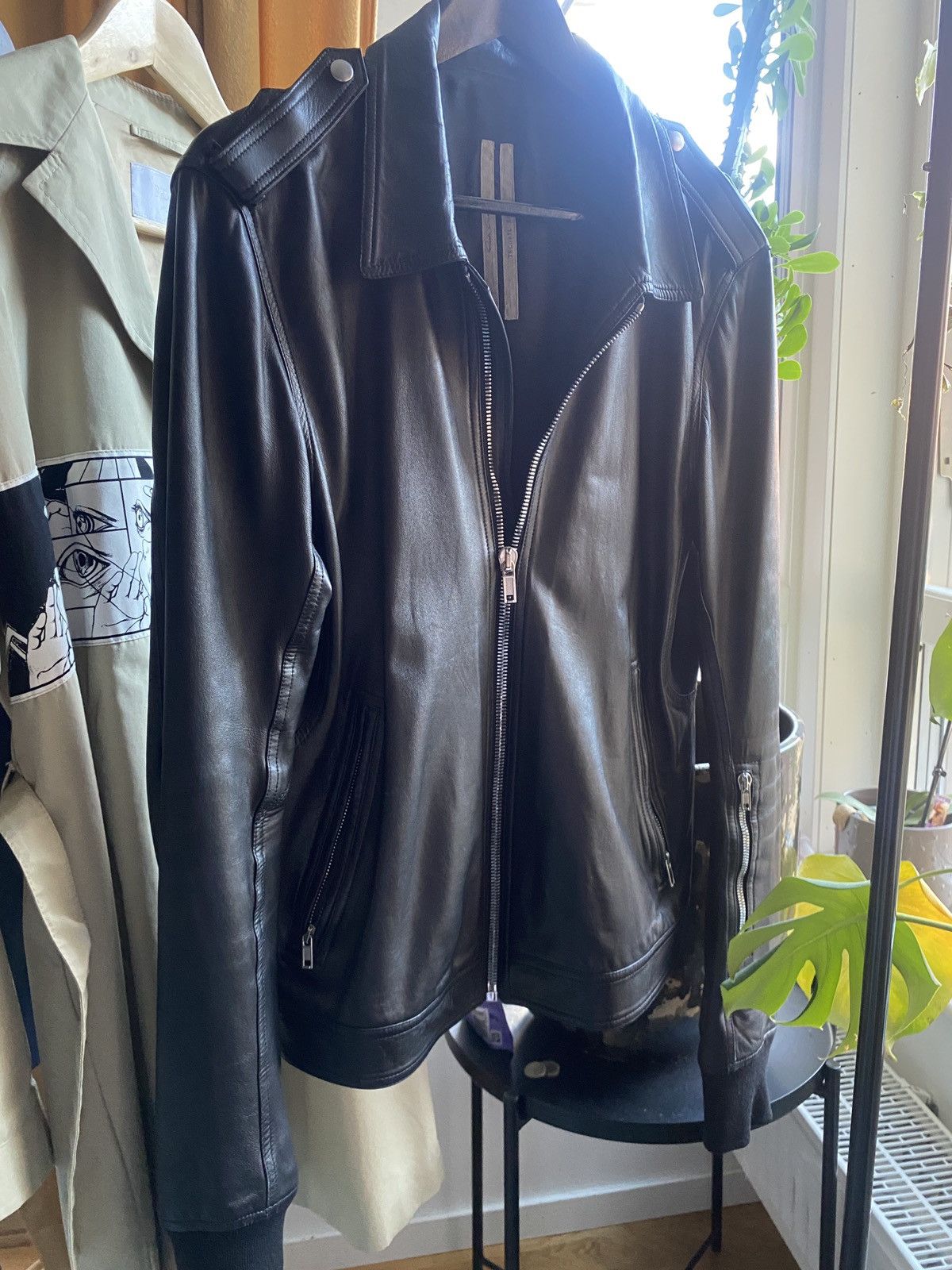 Rick Owens Rick Owens SS20 Tecuatl Lambskin Leather Jacket Size US M / EU 48-50 / 2 - 2 Thumbnail