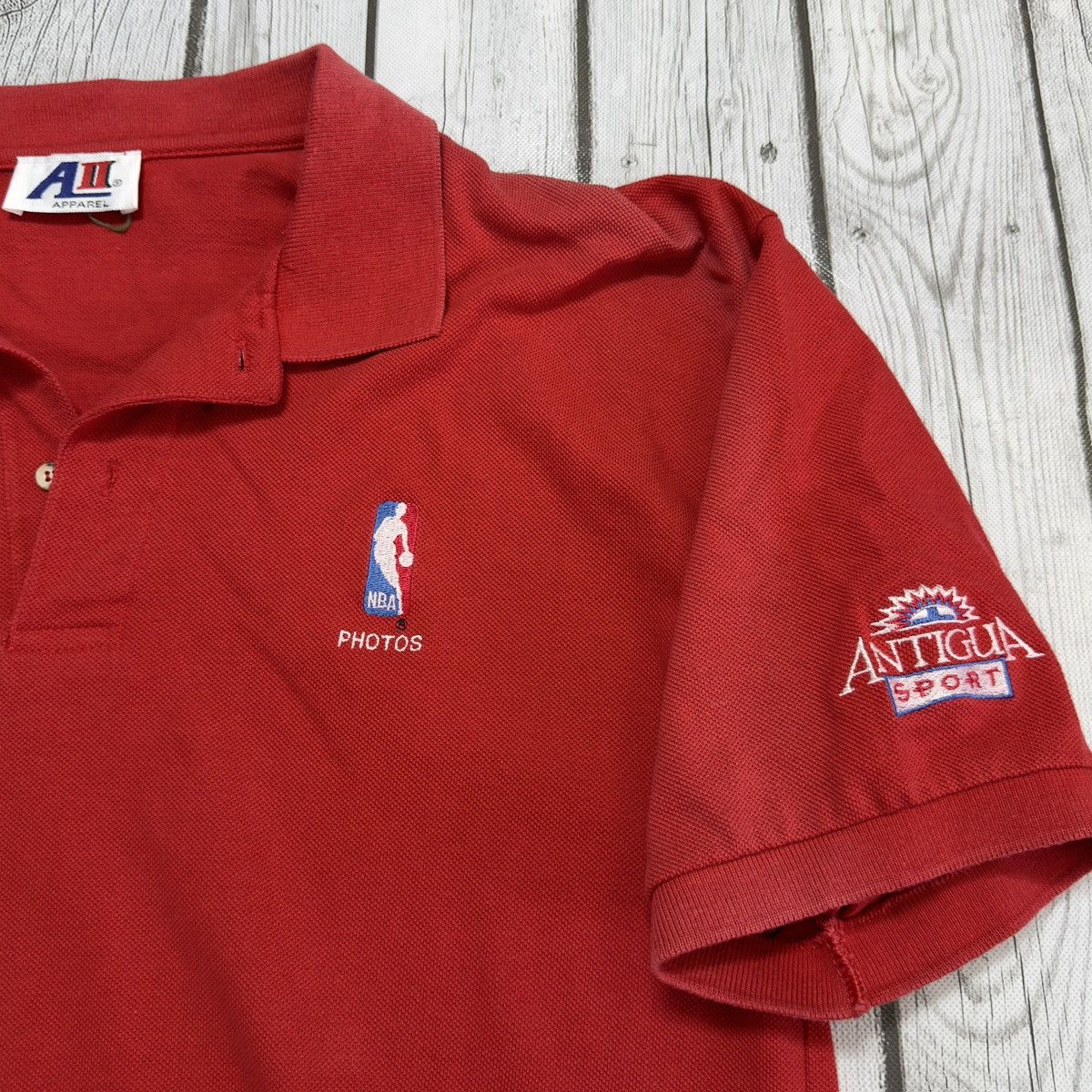 Antigua × NBA × Vintage Vintage NBA Photos polo shirt Size US L / EU 52-54 / 3 - 3 Thumbnail
