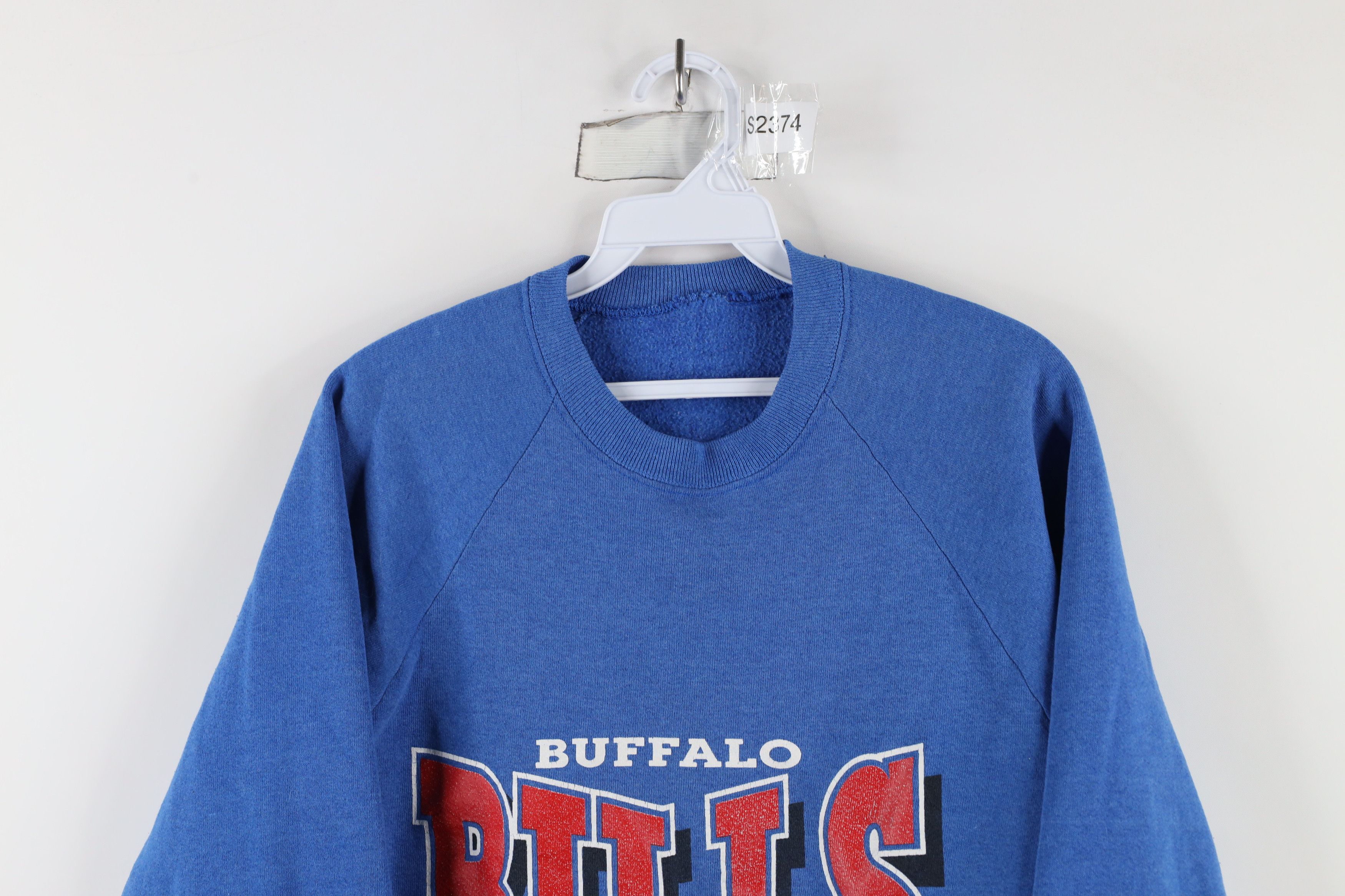 Vintage Vintage 90s Bowl XXV Buffalo Bills Football Sweatshirt Blue Size US S / EU 44-46 / 1 - 2 Thumbnail