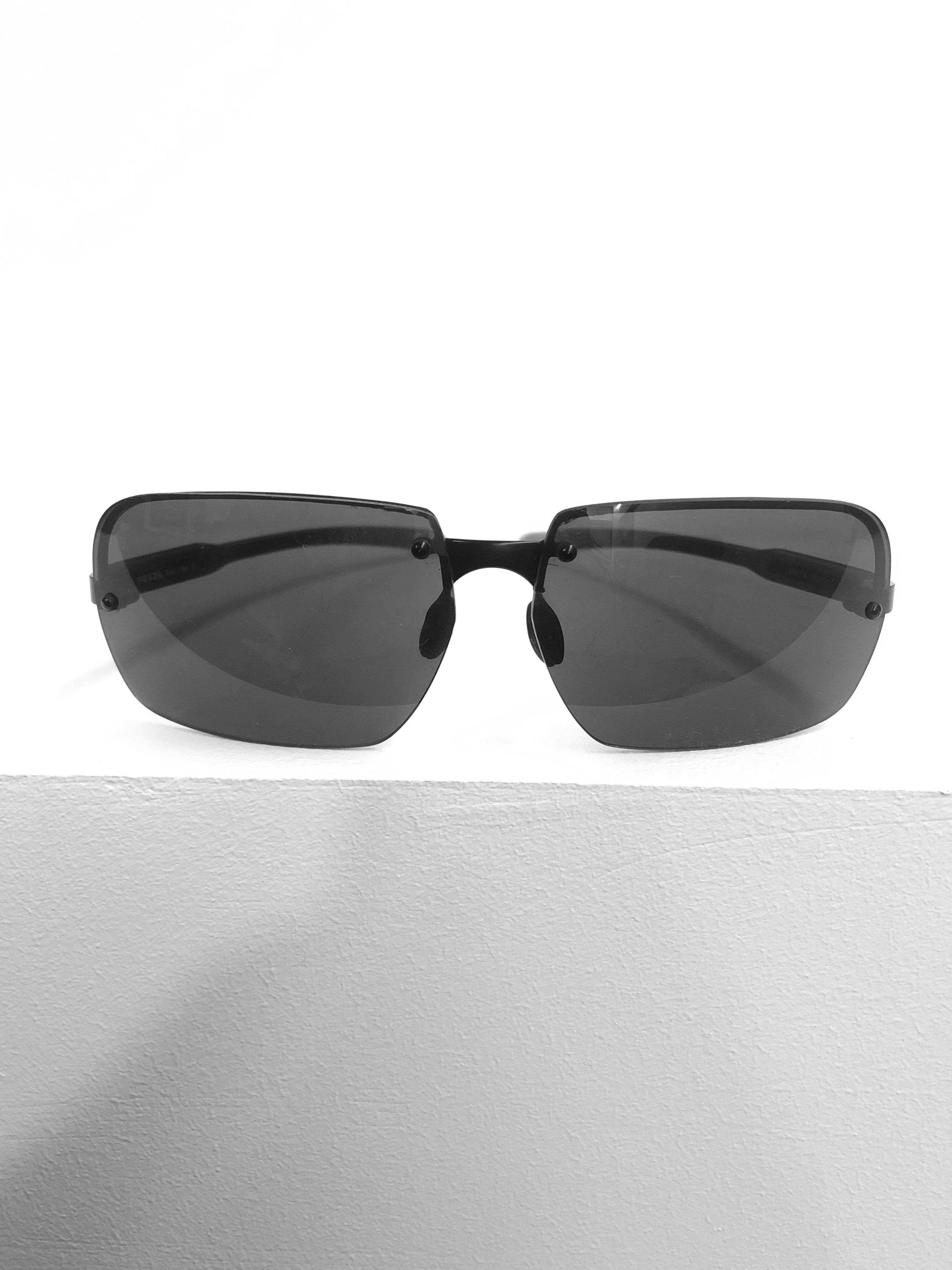 Prada × Vintage Prada Vintage Sunglasses SPR 71A Size ONE SIZE - 4 Thumbnail