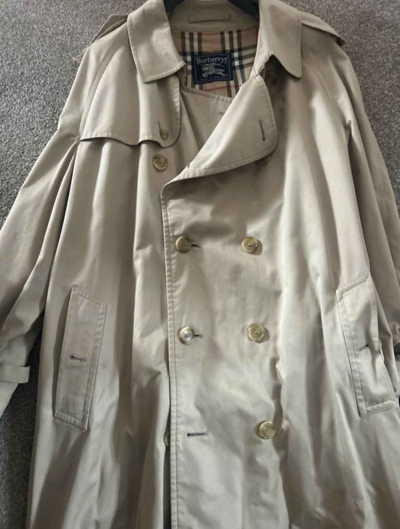 Burberry Burberry Trench coat check lined trench coat Size US XXL / EU 58 / 5 - 12 Thumbnail