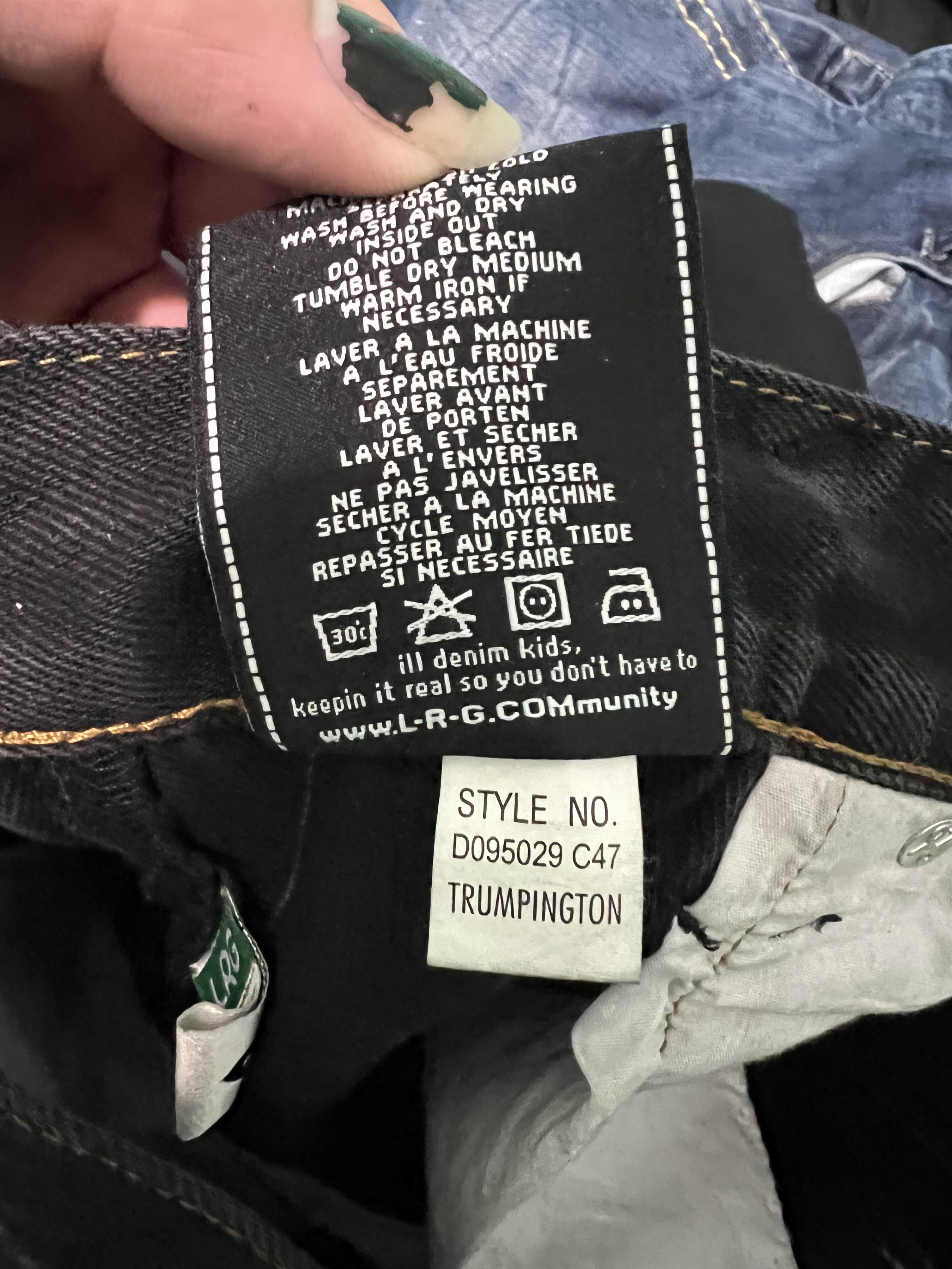 LRG Embroidered Crest Denim Size US 44 / EU 60 - 6 Thumbnail