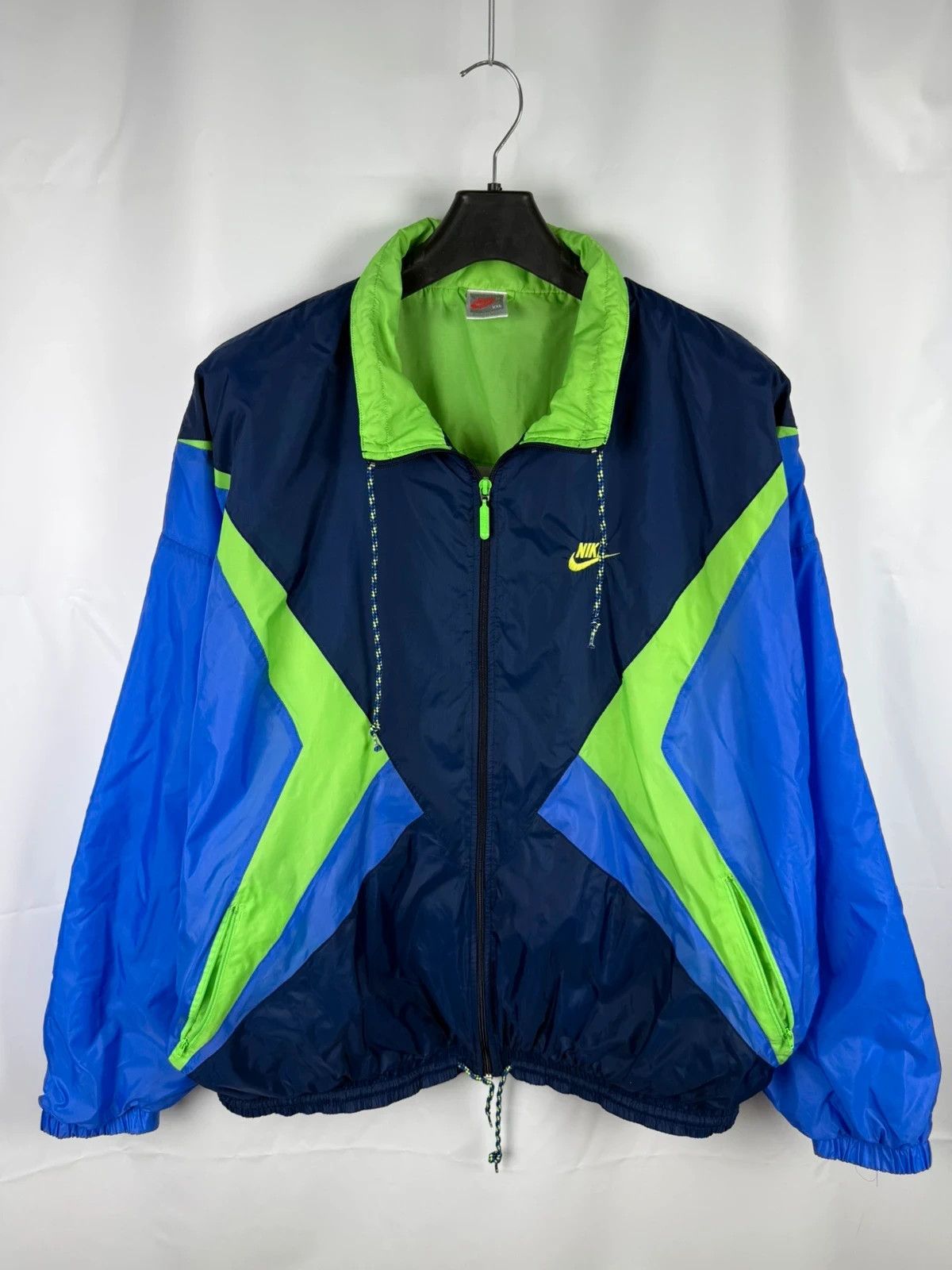 Nike Nike Vintage 80s Windbreaker Jacket size XXL Size US XXL / EU 58 / 5 - 1 Thumbnail