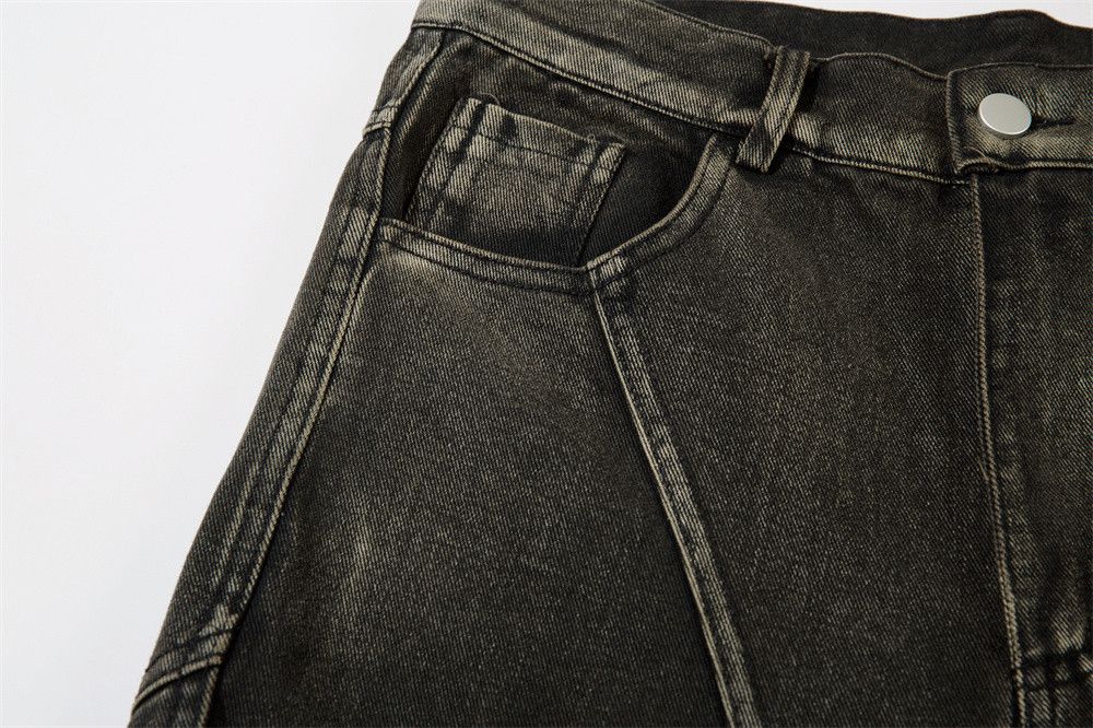 Jean × Vintage Split Splice Deconstructed Wash Distressed Jeans Size US 29 - 5 Thumbnail