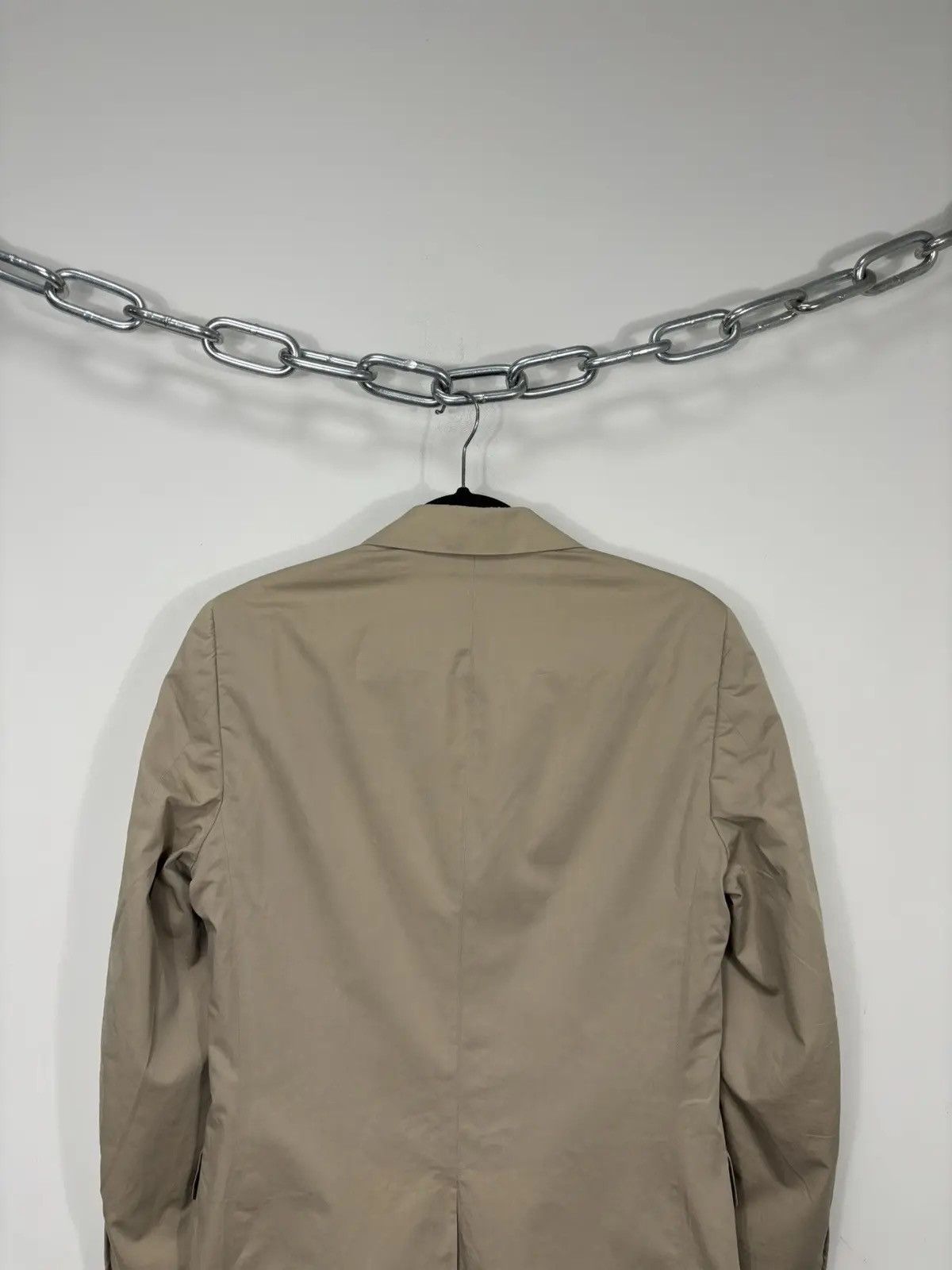 Prada × Vintage Prada Men's Cotton 2-Buttons Classic Formal Blazer Jacket Size 44R - 14 Thumbnail