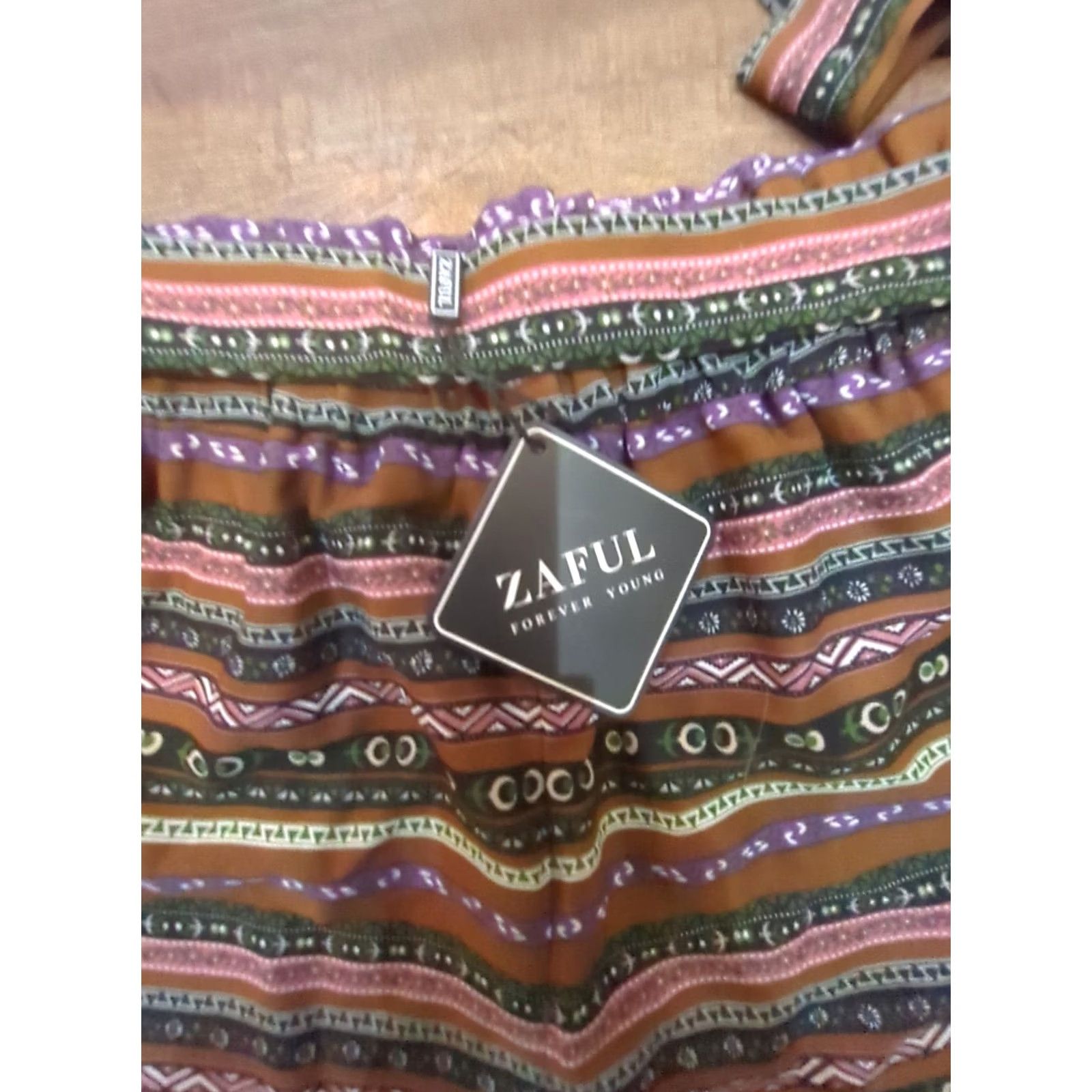 ZAFUL Zaful Forever Young High Rise Shorts Cullotes Women's Size 4 NWT Belt Multicolor Floral Casual Party/Cocktail Travel Size 27" / US 4 / IT 40 - 2 Thumbnail
