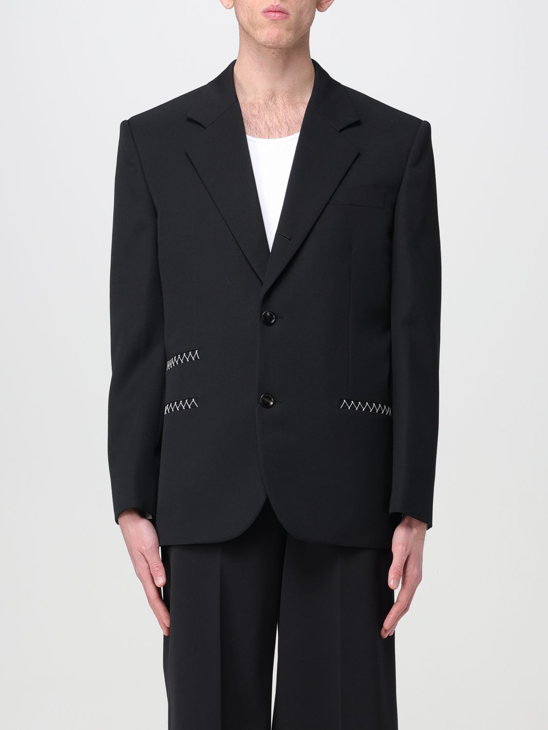 image of Bottega Veneta Jacket Men Black (Size XL)