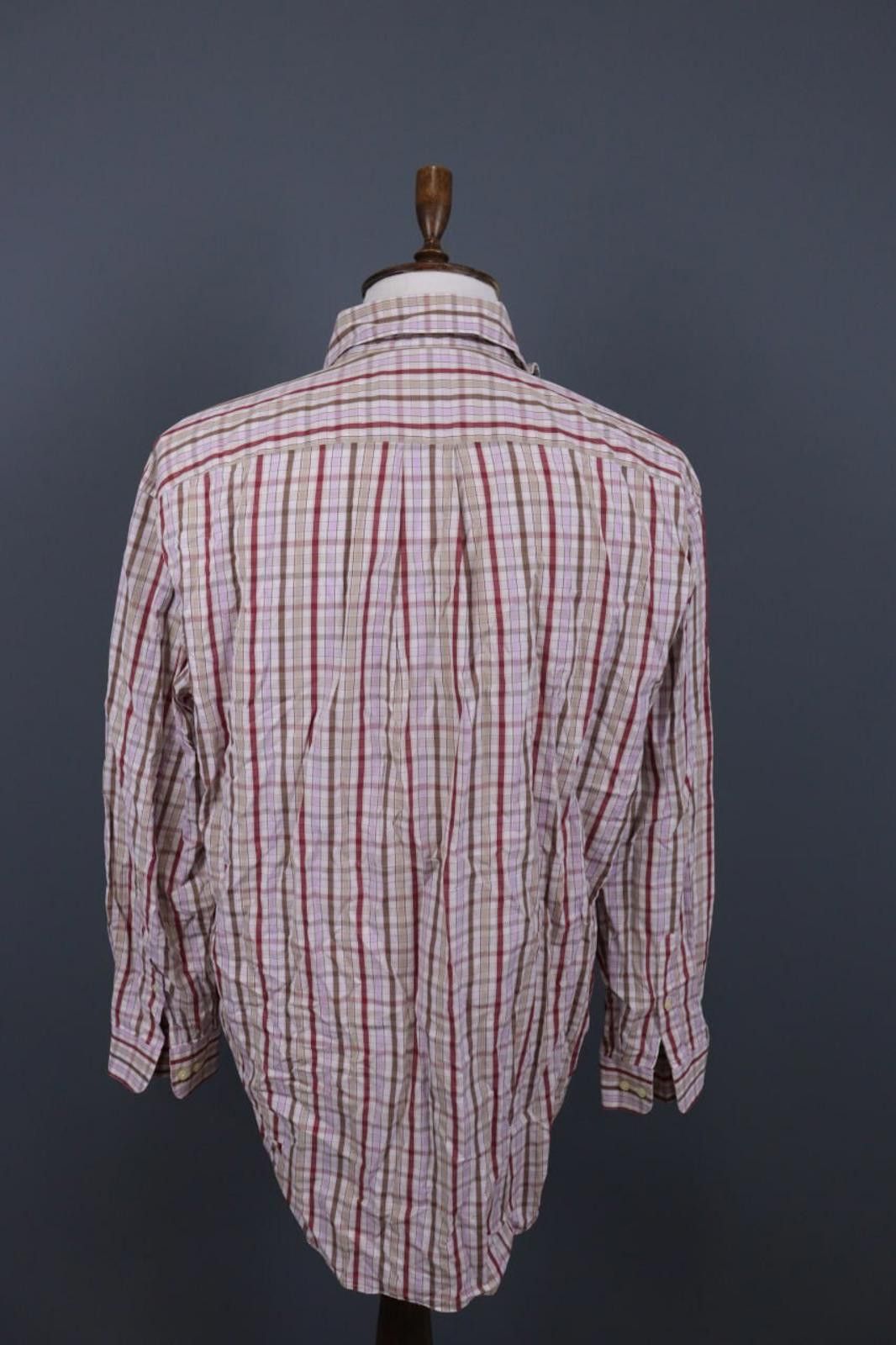 Etro Etro Multicolor Check Button Down Dress Shirt Size 46 Size US M / EU 48-50 / 2 - 11 Thumbnail