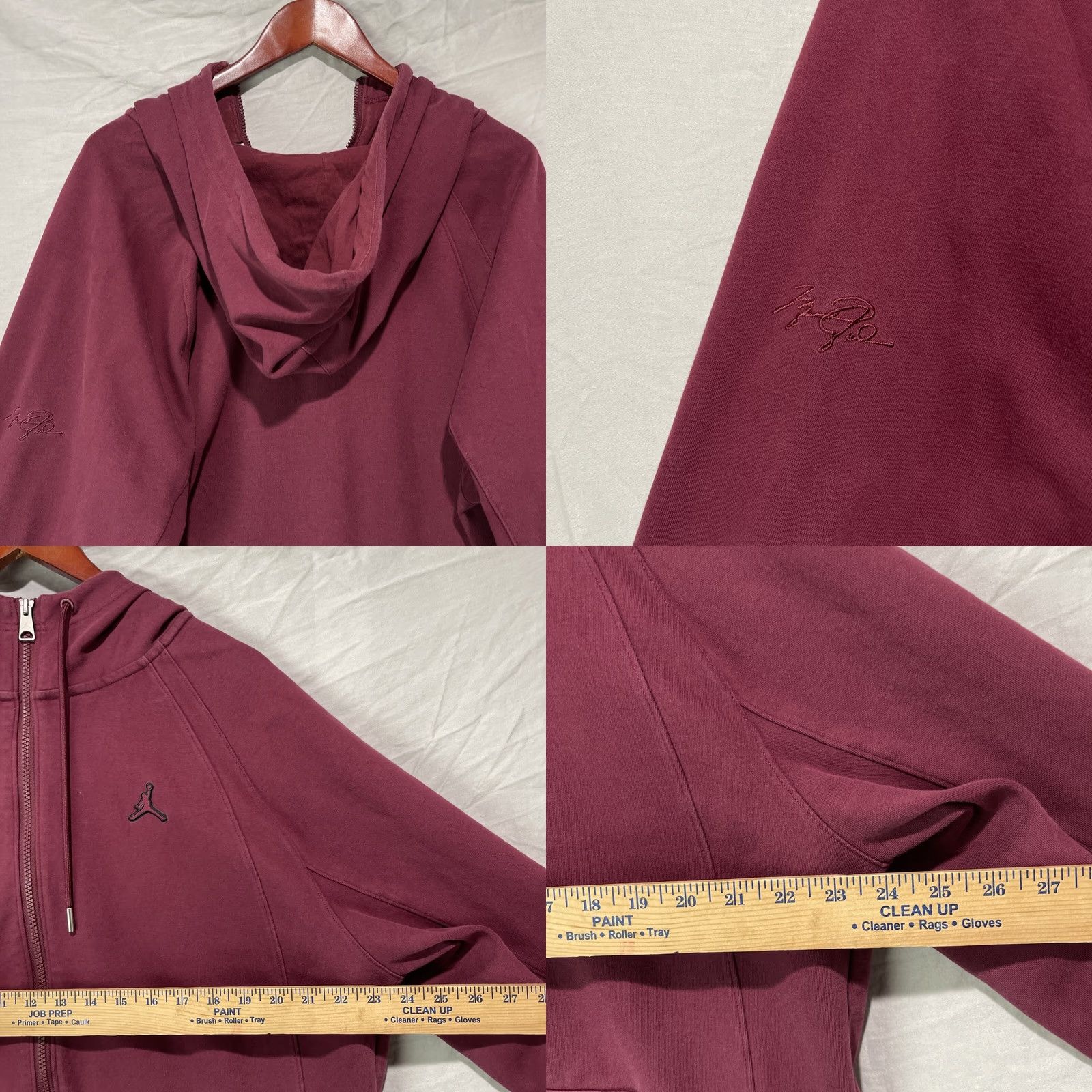 Jordan Brand Air Jordan Jacket Mens XL Purple Essentials Zip Up Hoodie Nike Size US XL / EU 56 / 4 - 8 Thumbnail