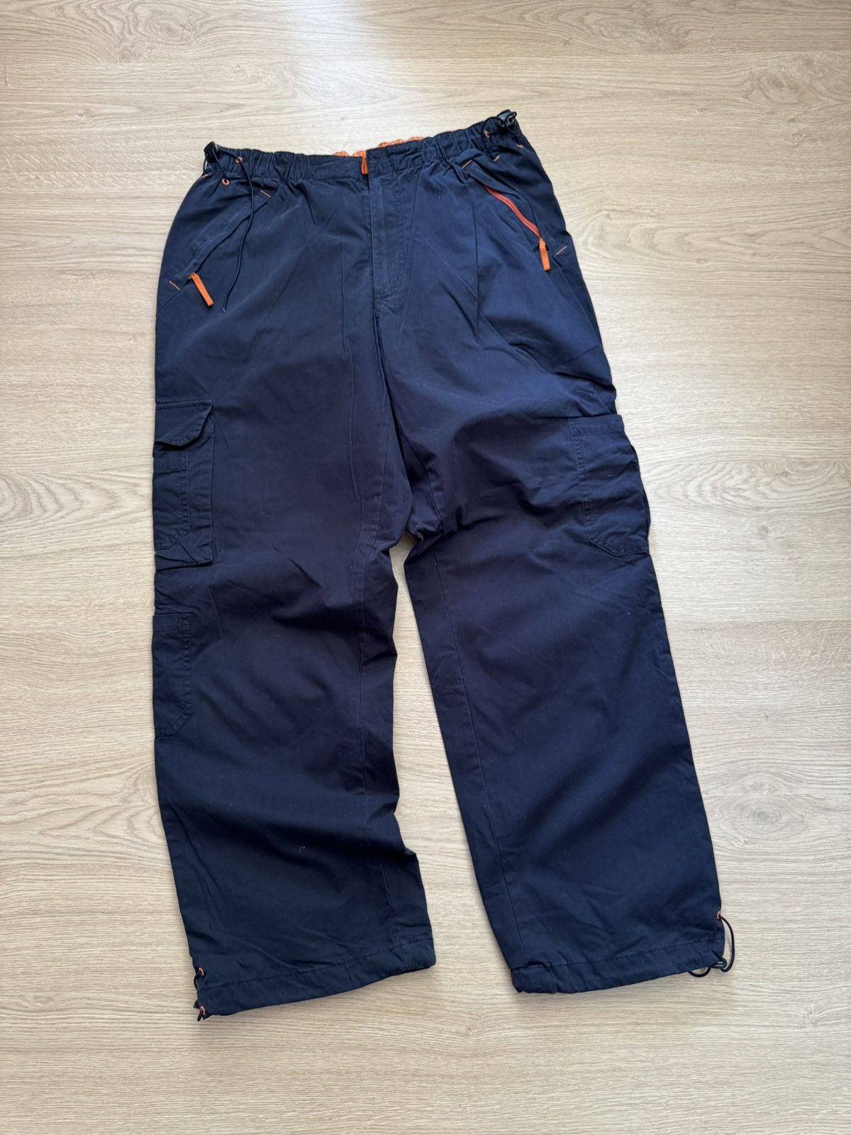 Angelo Litrico Vintage 00’s y2k Angelo Litrico Japanese Baggy Navy Pants Size US 34 / EU 50 - 1 Thumbnail