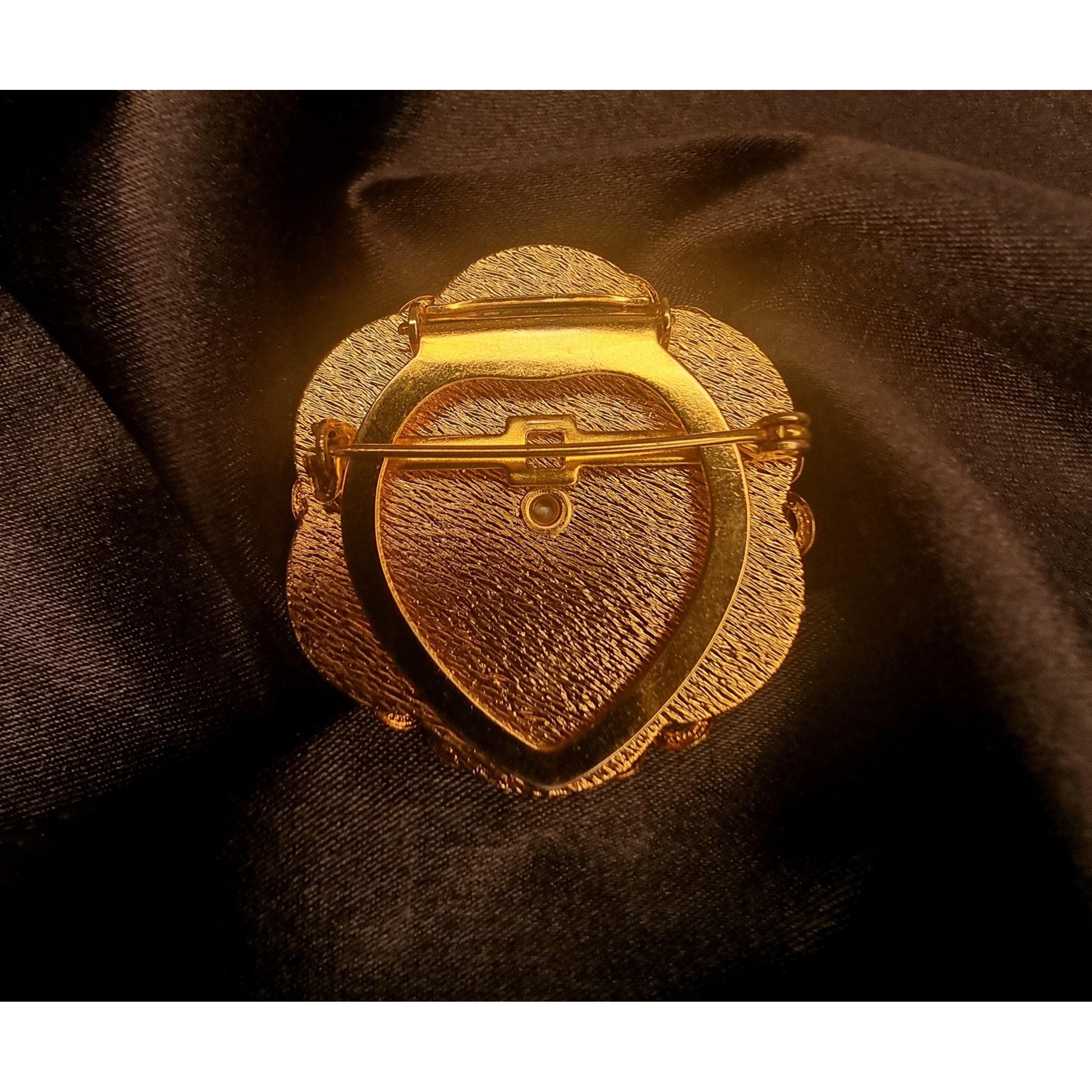 Vintage Lieba 1970's Vintage Brooch Gold Tone Size ONE SIZE - 5 Thumbnail