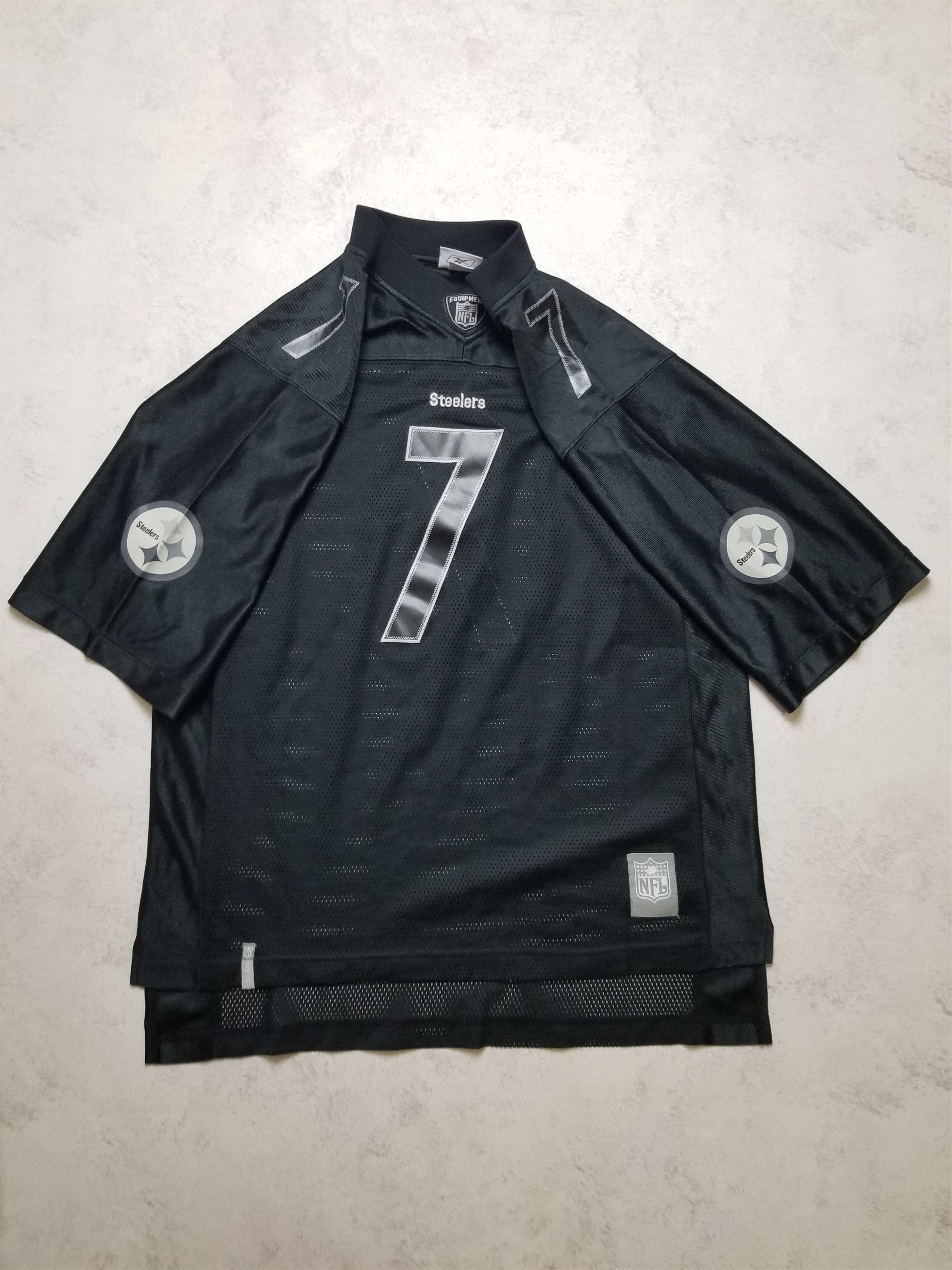 Reebok Pittsburgh Steelers Exclusive Edition Roethlisberger #7 Sewn Size US M / EU 48-50 / 2 - 2 Thumbnail