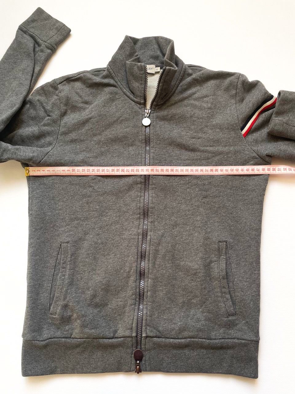 Moncler Vintage Moncler maglia logo zip cardigan sweatshirt Size US S / EU 44-46 / 1 - 11 Thumbnail