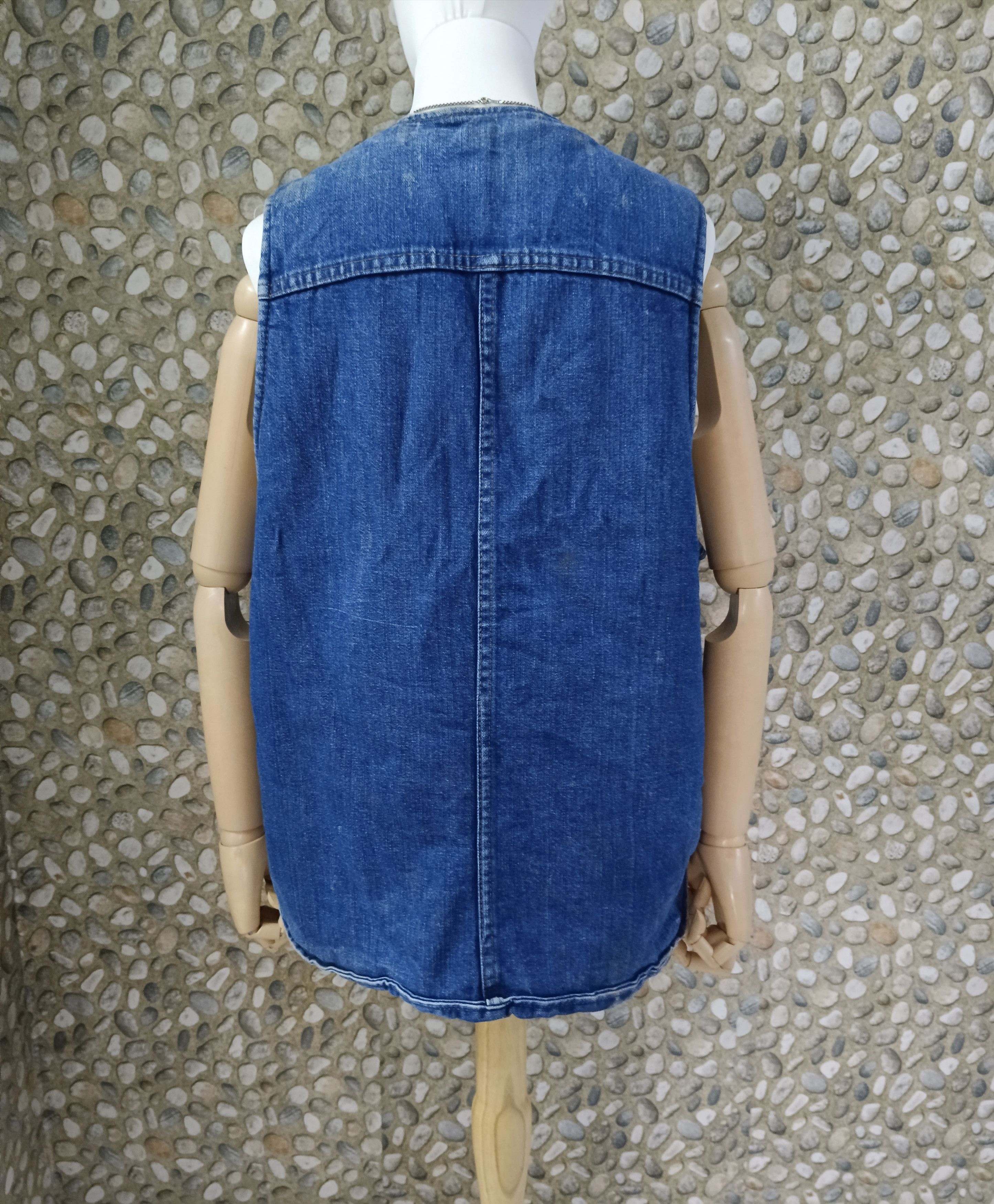 Vintage VINTAGE 80s BIG BEN SHERPA VEST DENIM Size US L / EU 52-54 / 3 - 3 Thumbnail