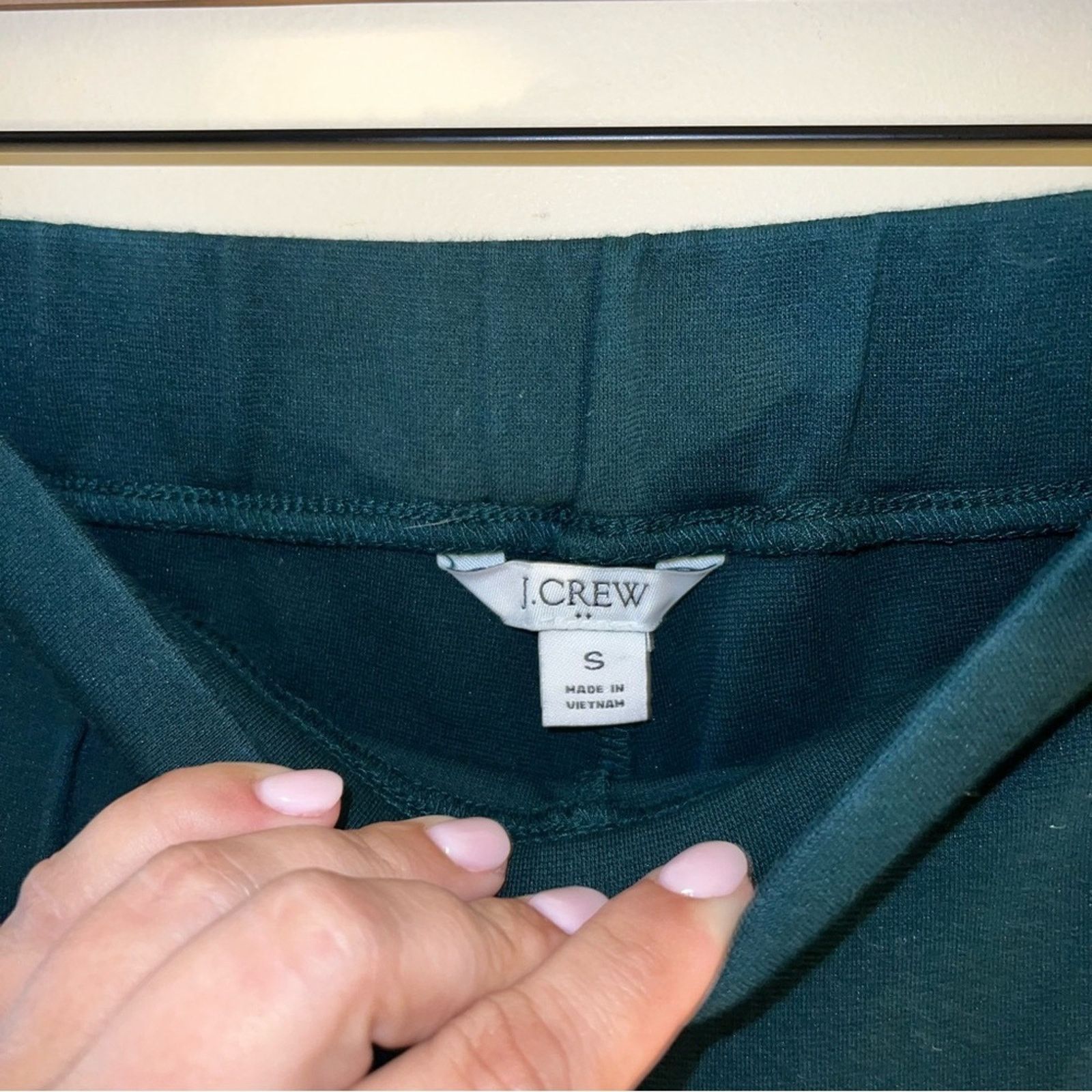 J.Crew J. CREW forest green pleated trousers S Size 27" / US 4 / IT 40 - 4 Thumbnail