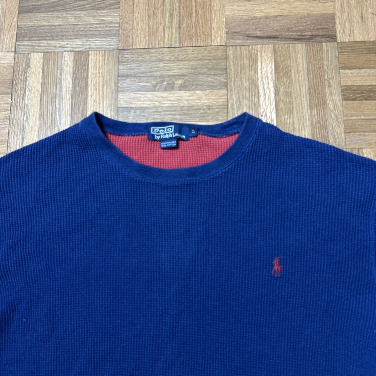 Polo Ralph Lauren Vintage Polo long sleeve thermal shirt Size US L / EU 52-54 / 3 - 3 Thumbnail